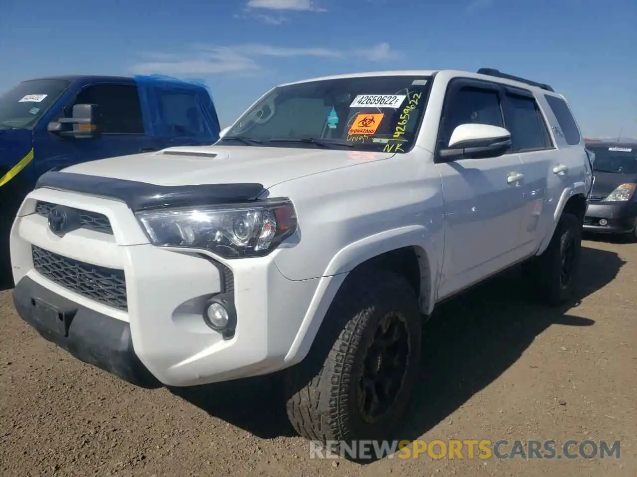 2 Photograph of a damaged car JTEBU5JR4K5728820 TOYOTA 4RUNNER 2019