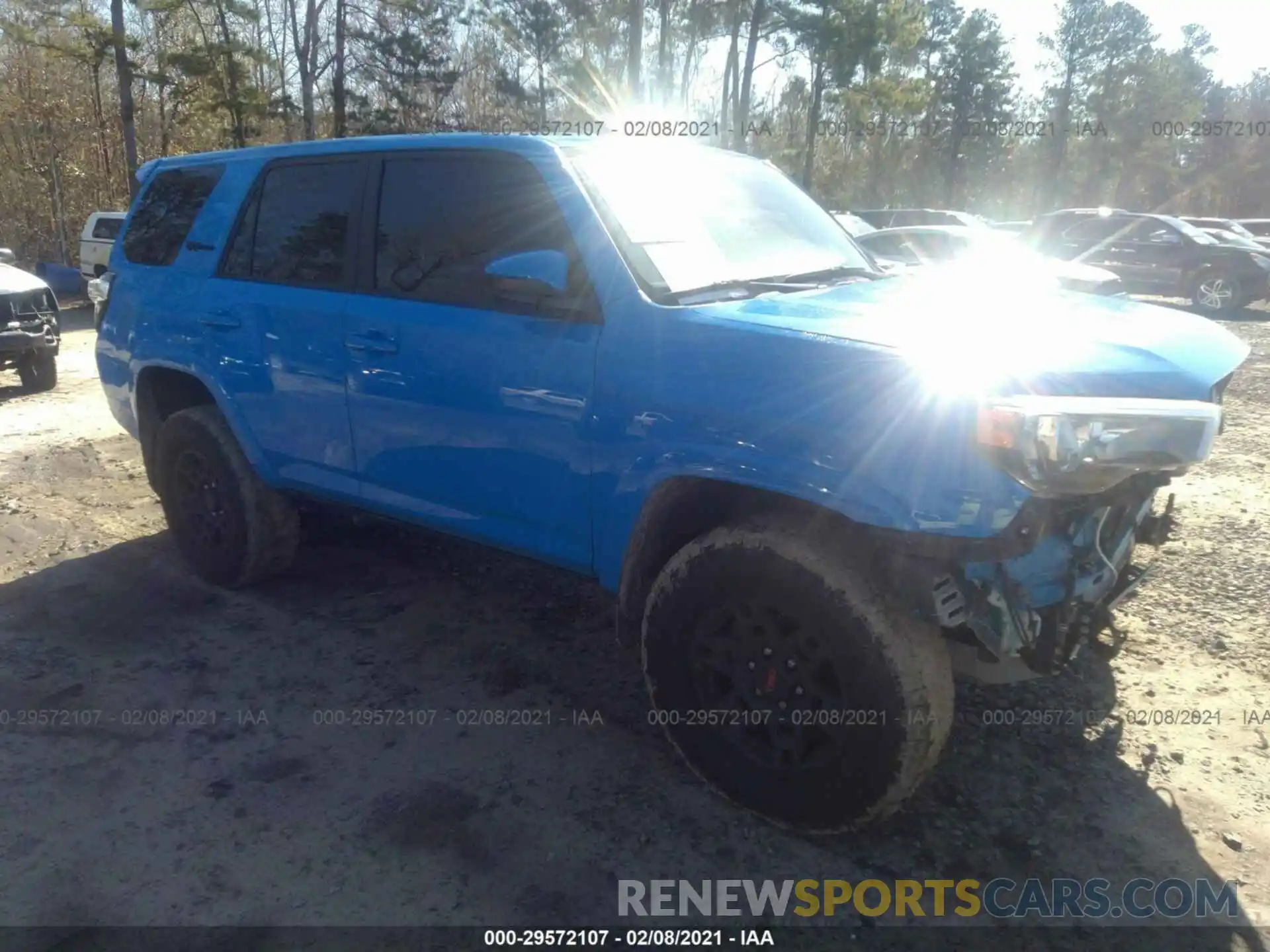 1 Photograph of a damaged car JTEBU5JR4K5731426 TOYOTA 4RUNNER 2019