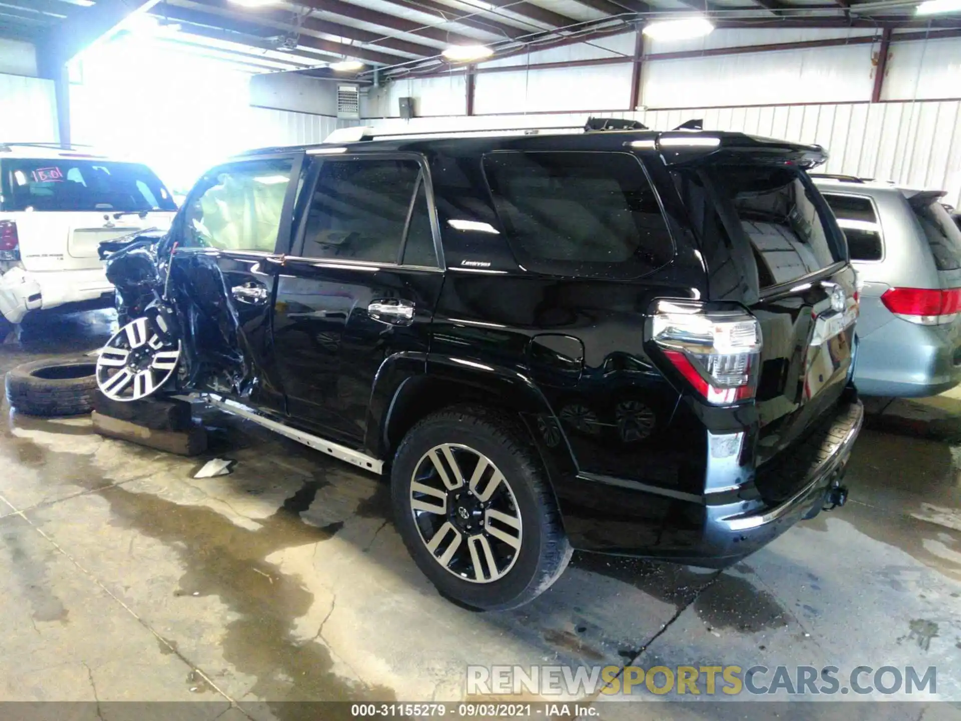 3 Photograph of a damaged car JTEBU5JR4K5733628 TOYOTA 4RUNNER 2019