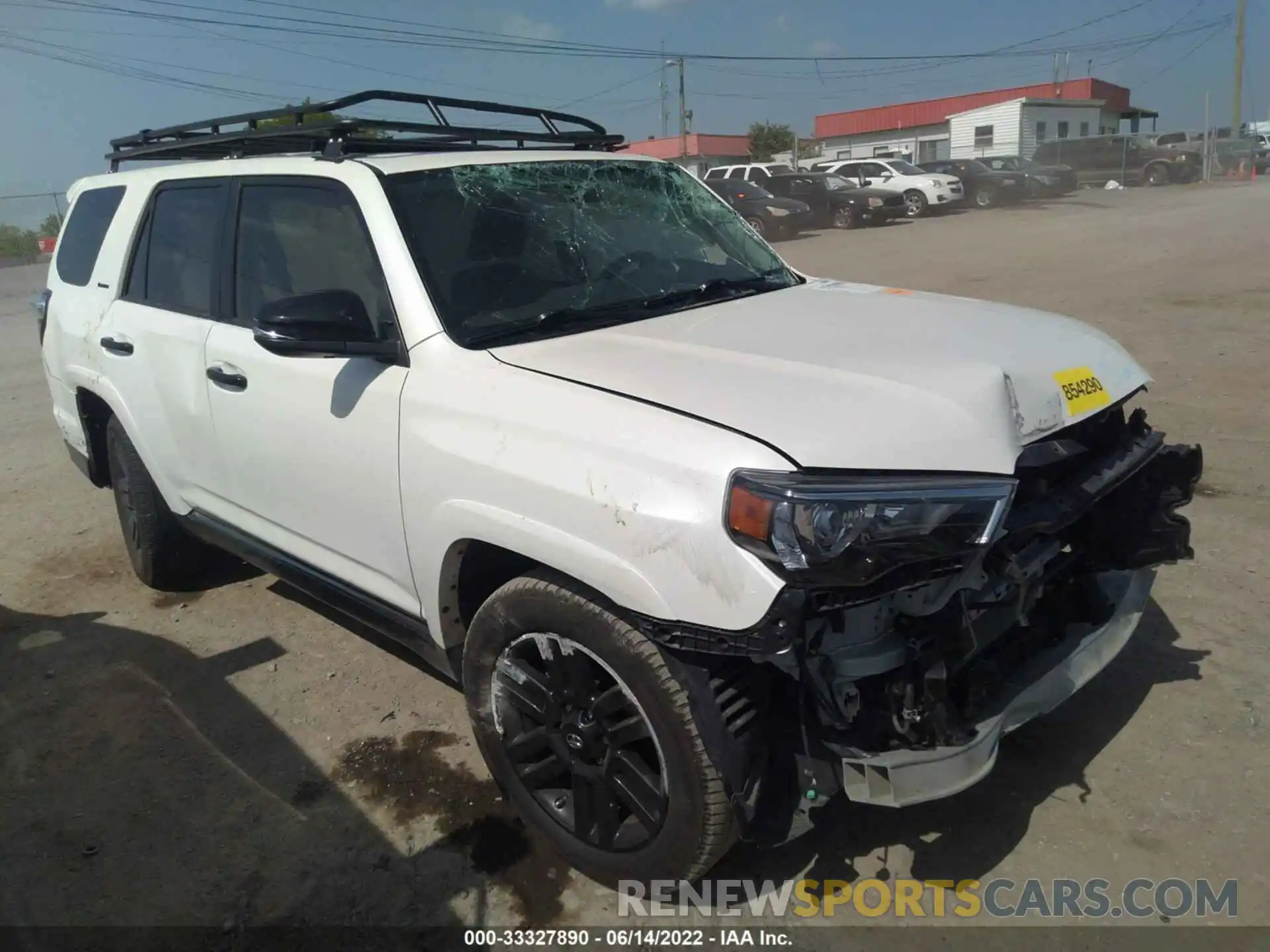 1 Photograph of a damaged car JTEBU5JR4K5733998 TOYOTA 4RUNNER 2019