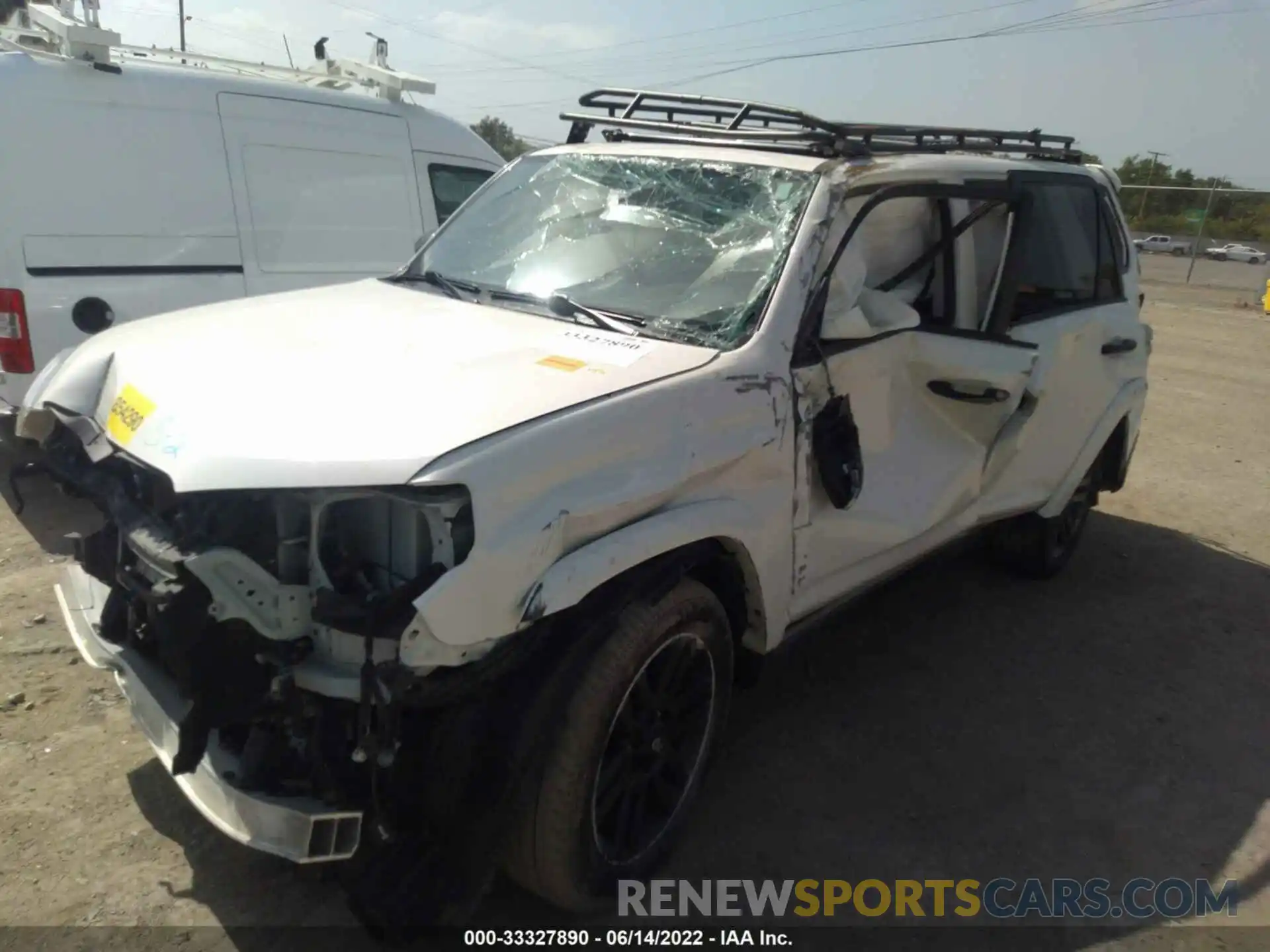 2 Photograph of a damaged car JTEBU5JR4K5733998 TOYOTA 4RUNNER 2019