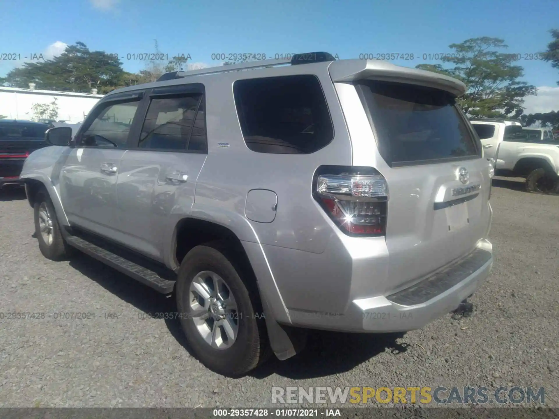 3 Photograph of a damaged car JTEBU5JR4K5735640 TOYOTA 4RUNNER 2019