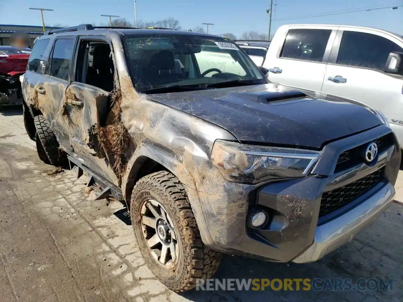 1 Photograph of a damaged car JTEBU5JR4K5736075 TOYOTA 4RUNNER 2019