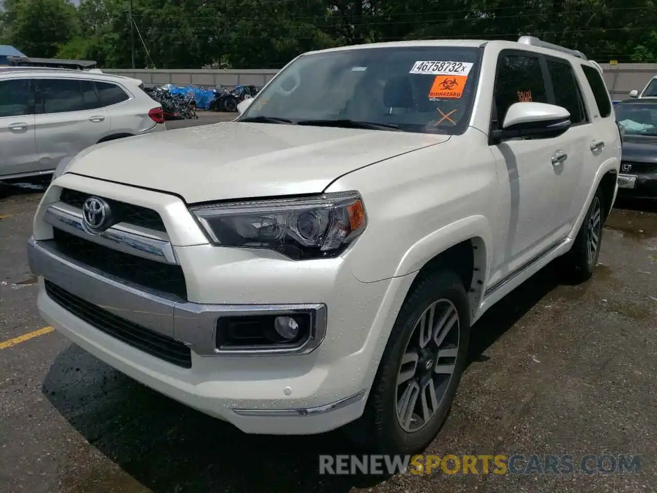 2 Photograph of a damaged car JTEBU5JR5K5610470 TOYOTA 4RUNNER 2019