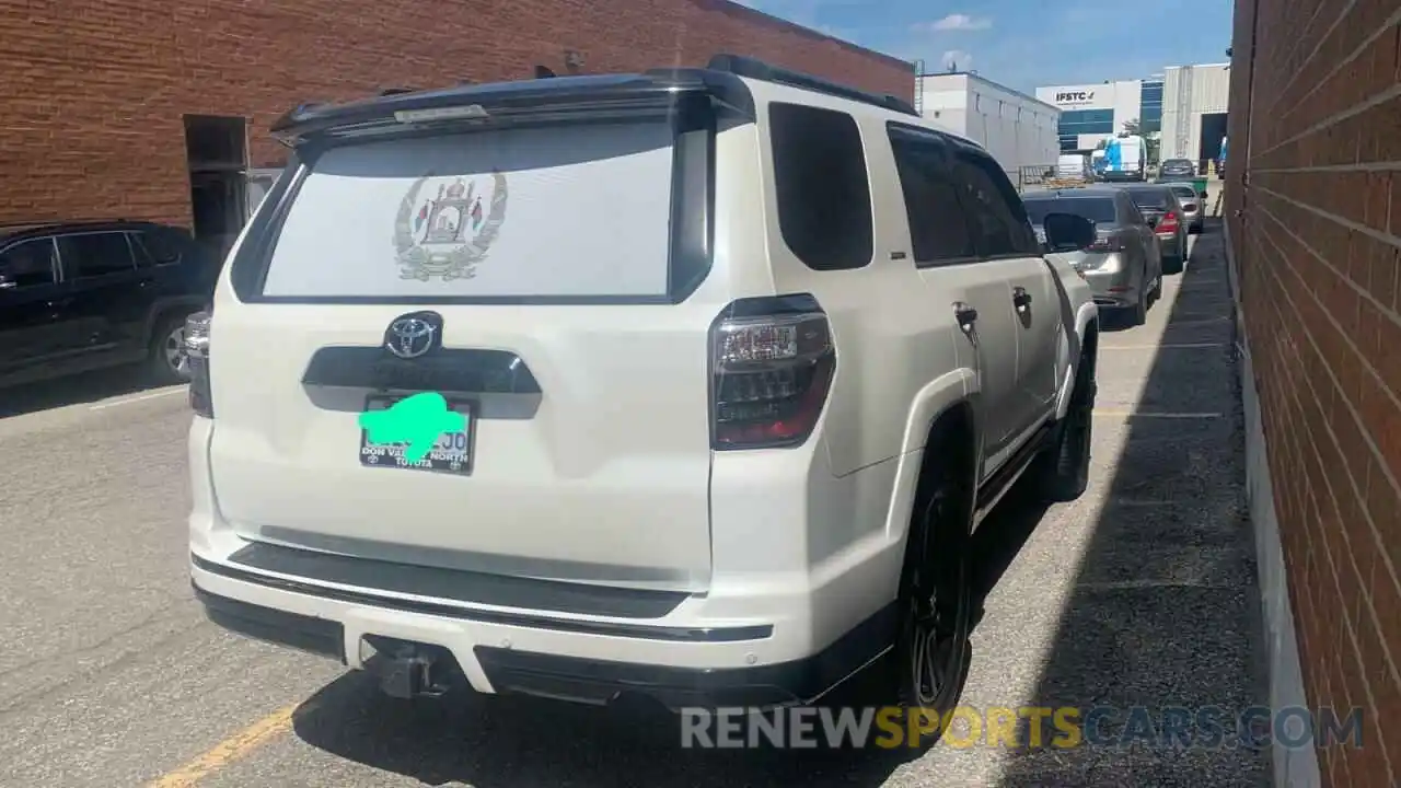 4 Photograph of a damaged car JTEBU5JR5K5612445 TOYOTA 4RUNNER 2019