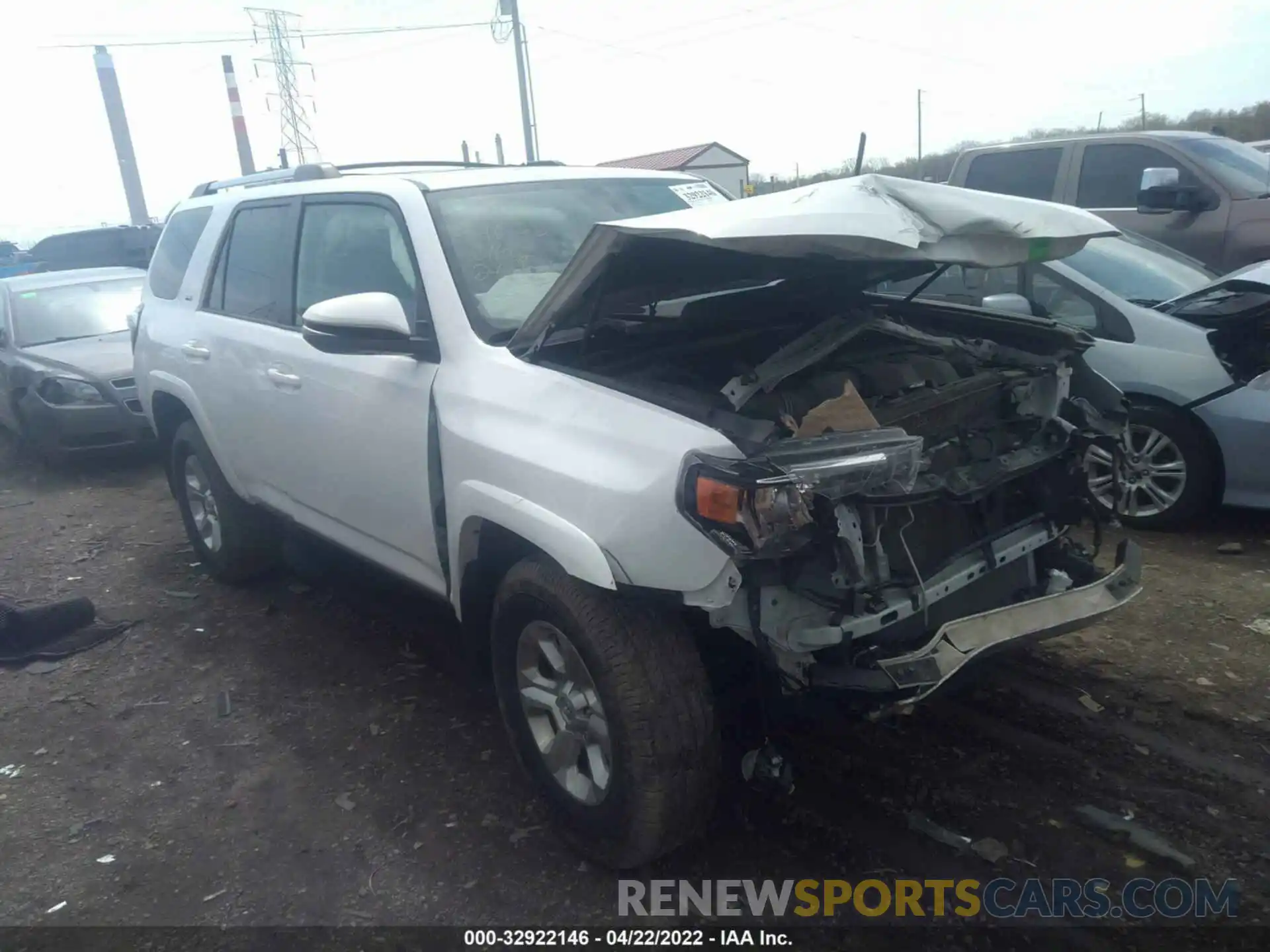 1 Photograph of a damaged car JTEBU5JR5K5613031 TOYOTA 4RUNNER 2019