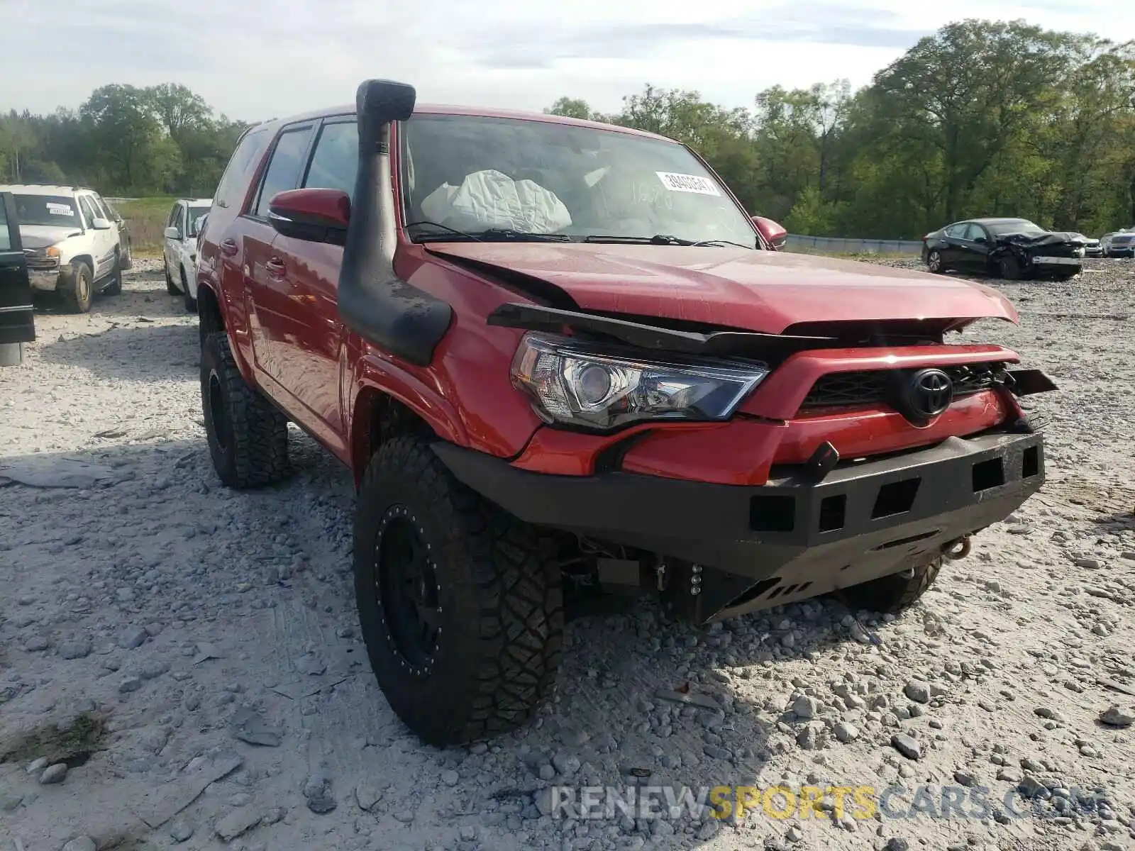 1 Photograph of a damaged car JTEBU5JR5K5614745 TOYOTA 4RUNNER 2019