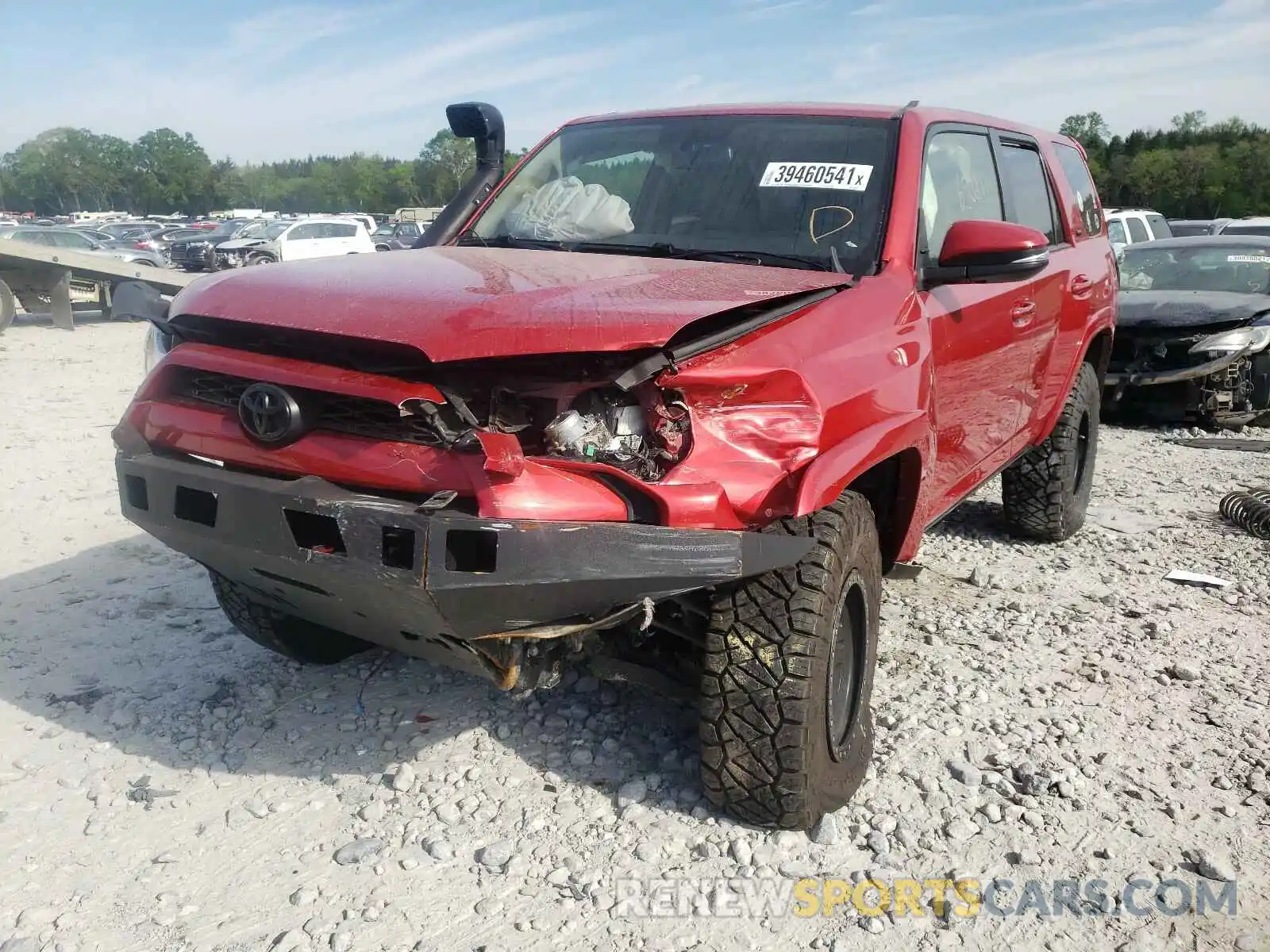 2 Photograph of a damaged car JTEBU5JR5K5614745 TOYOTA 4RUNNER 2019