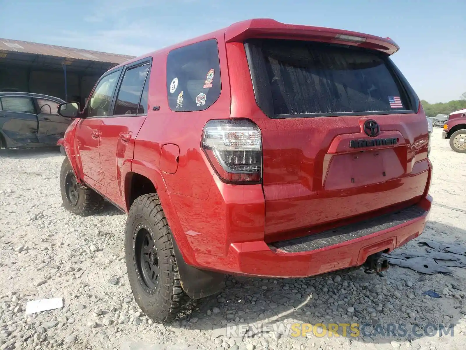 3 Photograph of a damaged car JTEBU5JR5K5614745 TOYOTA 4RUNNER 2019