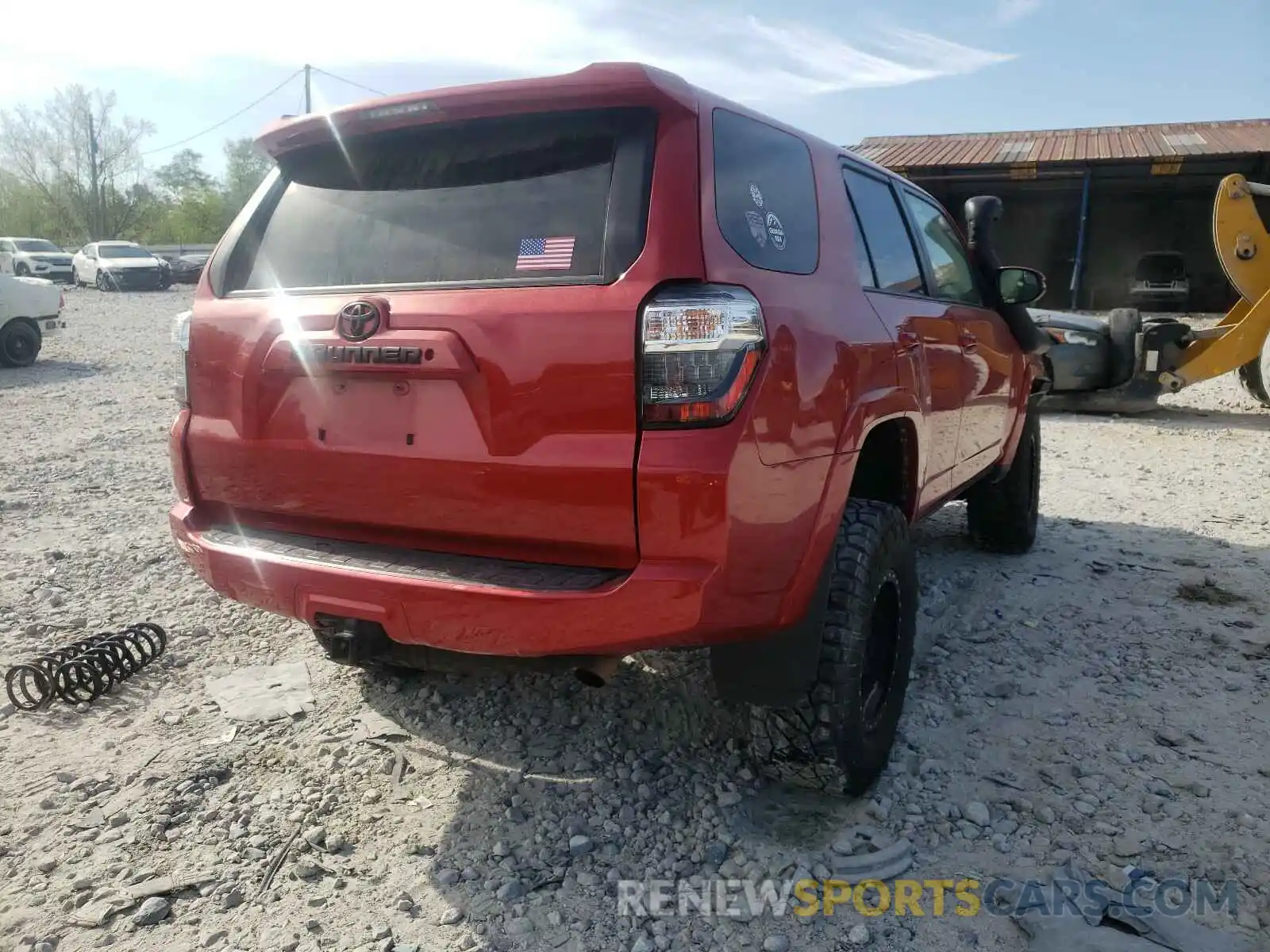 4 Фотография поврежденного автомобиля JTEBU5JR5K5614745 TOYOTA 4RUNNER 2019