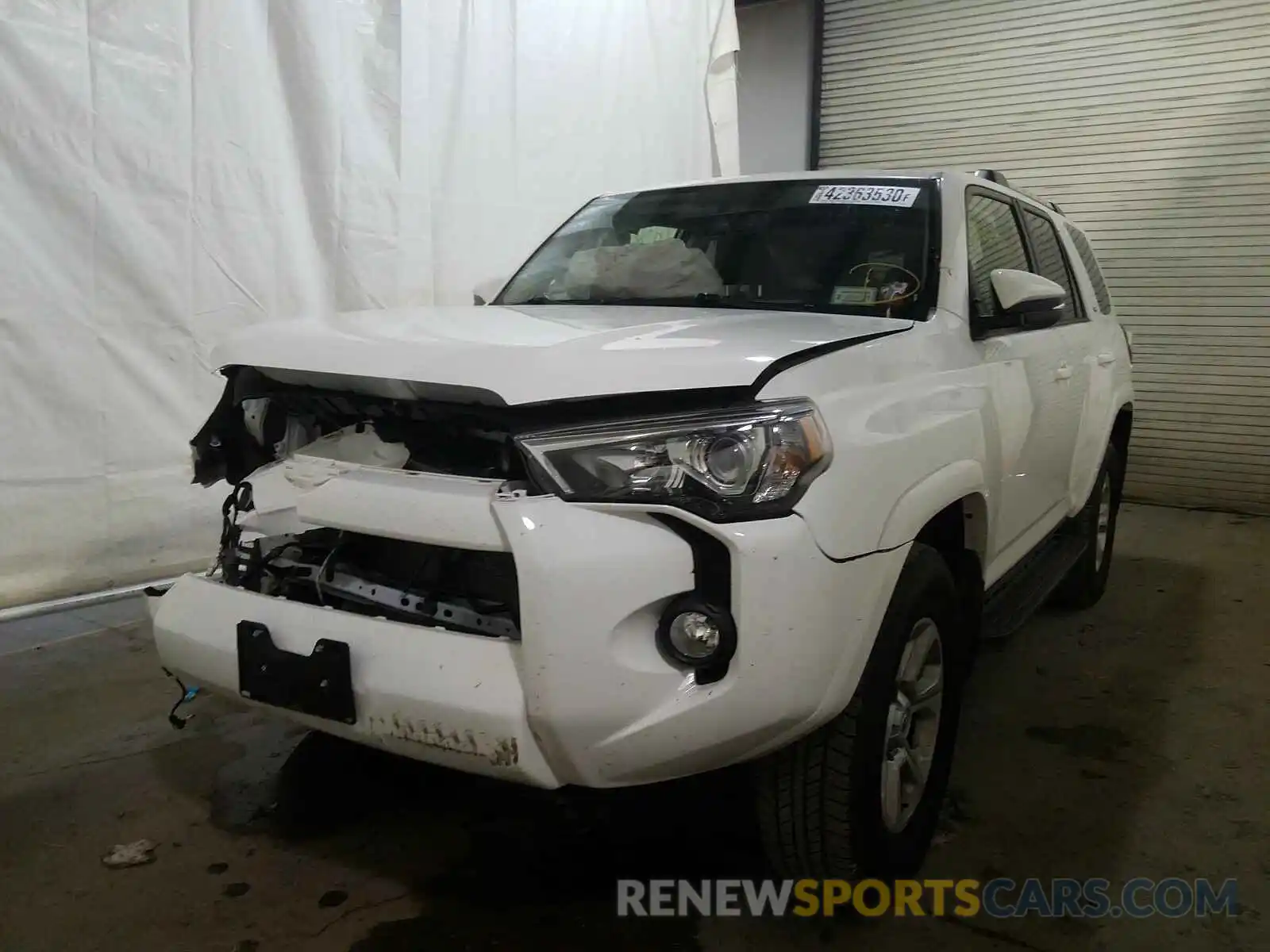 2 Photograph of a damaged car JTEBU5JR5K5615717 TOYOTA 4RUNNER 2019