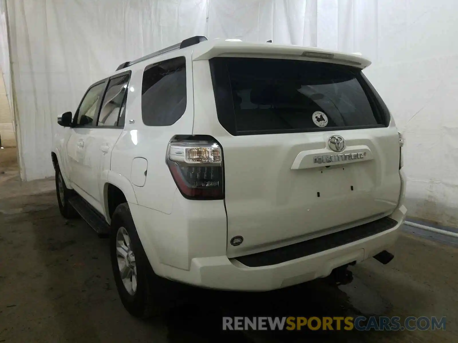 3 Photograph of a damaged car JTEBU5JR5K5615717 TOYOTA 4RUNNER 2019