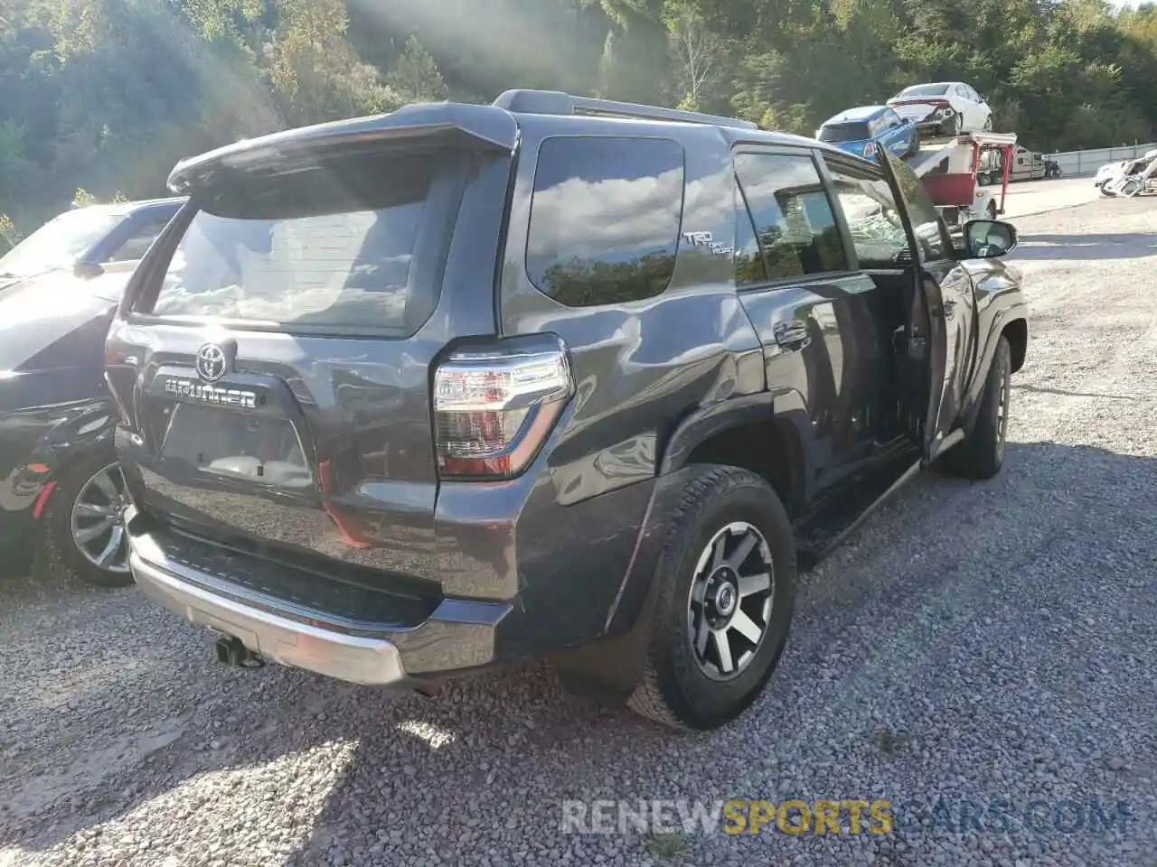 4 Photograph of a damaged car JTEBU5JR5K5616947 TOYOTA 4RUNNER 2019