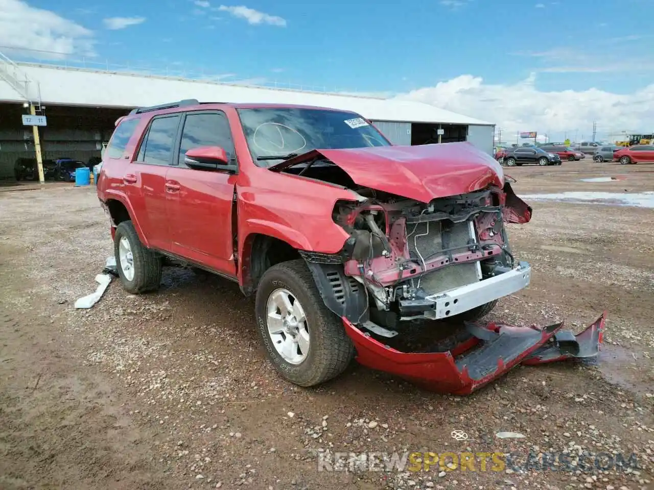 1 Photograph of a damaged car JTEBU5JR5K5617953 TOYOTA 4RUNNER 2019