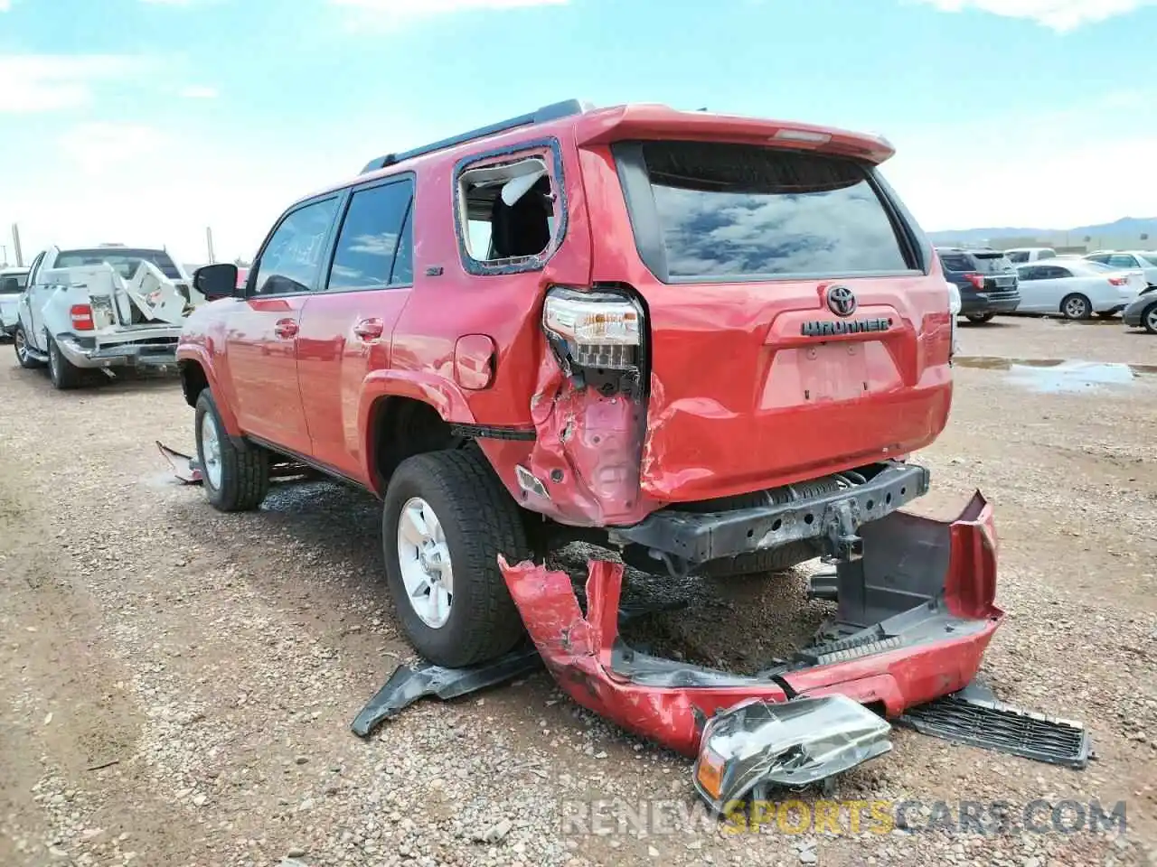 3 Photograph of a damaged car JTEBU5JR5K5617953 TOYOTA 4RUNNER 2019