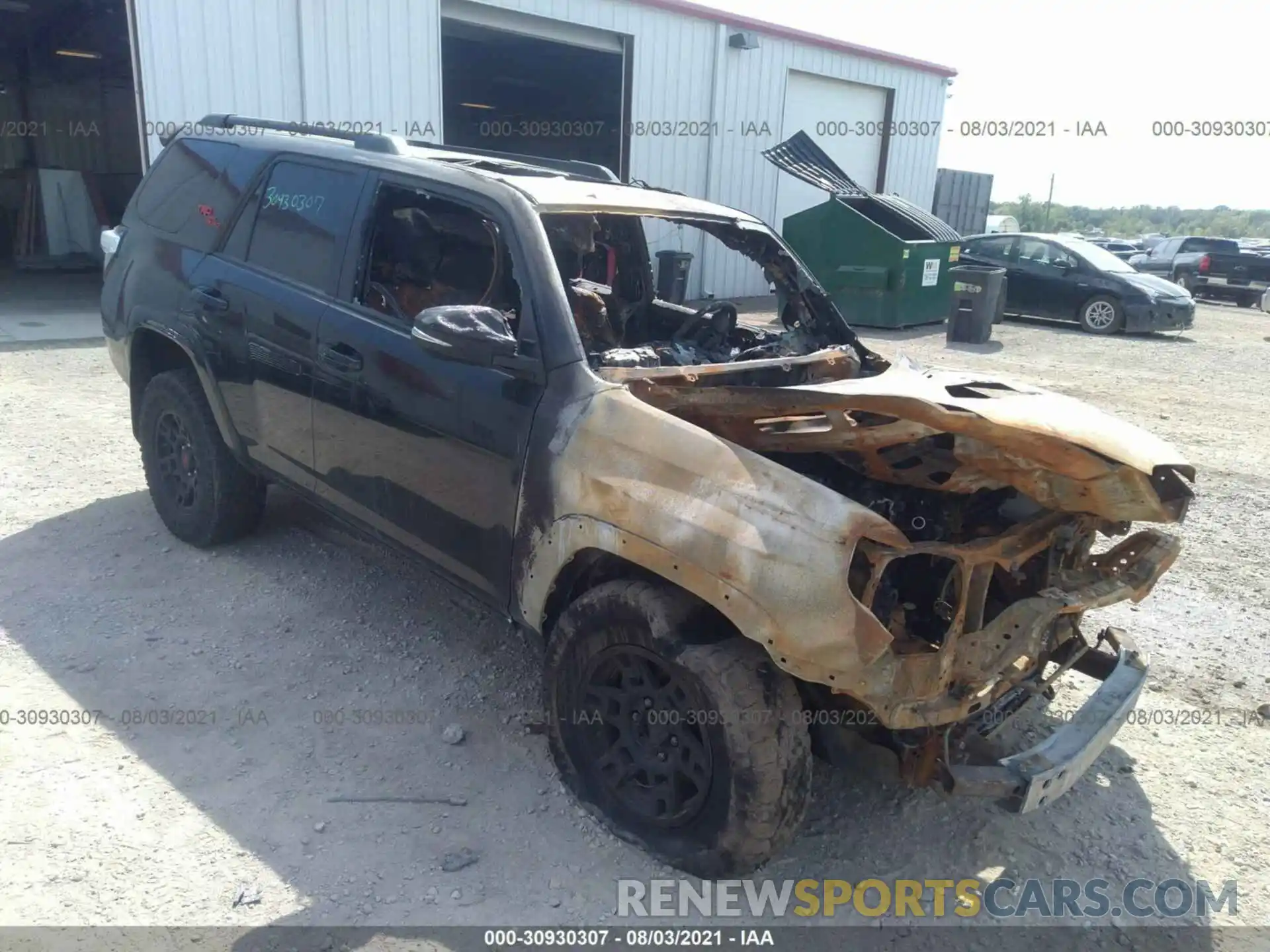 1 Photograph of a damaged car JTEBU5JR5K5620626 TOYOTA 4RUNNER 2019