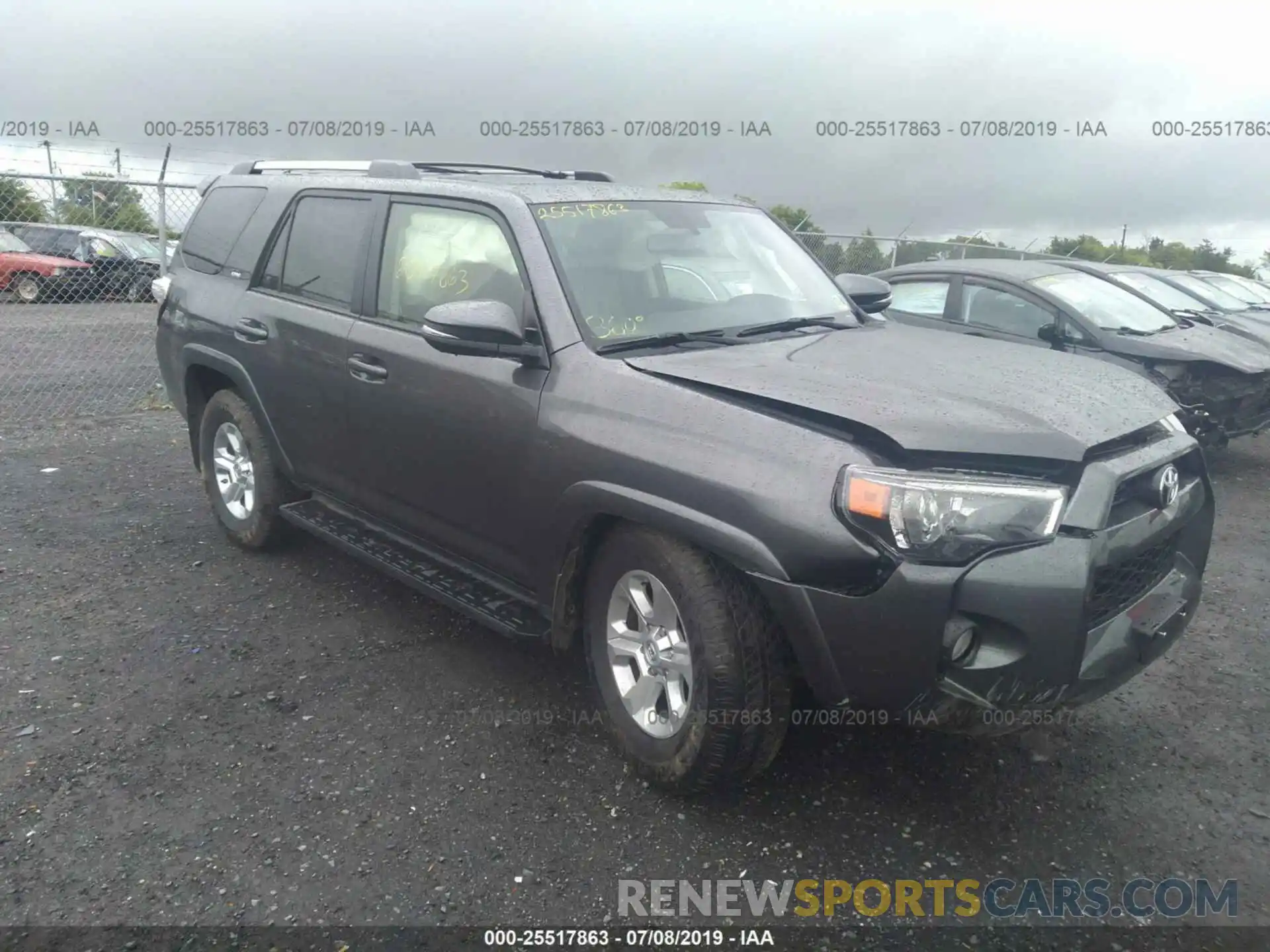 1 Photograph of a damaged car JTEBU5JR5K5622991 TOYOTA 4RUNNER 2019