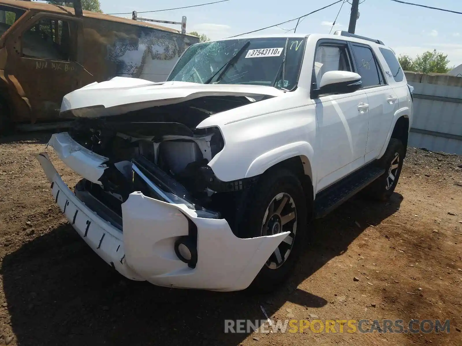 2 Photograph of a damaged car JTEBU5JR5K5623140 TOYOTA 4RUNNER 2019