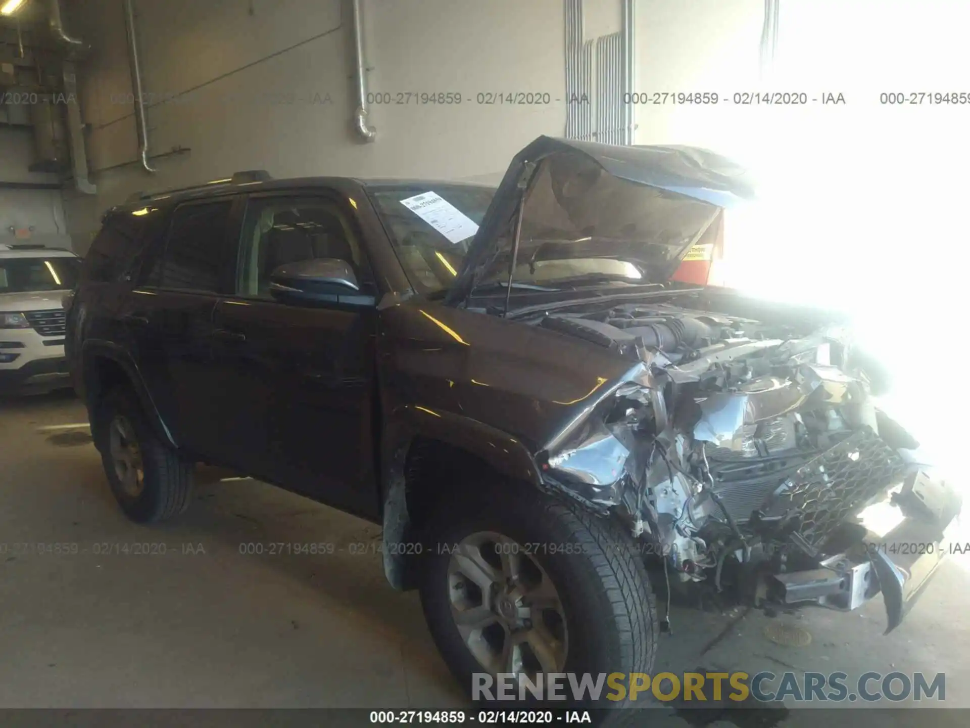 1 Photograph of a damaged car JTEBU5JR5K5623851 TOYOTA 4RUNNER 2019