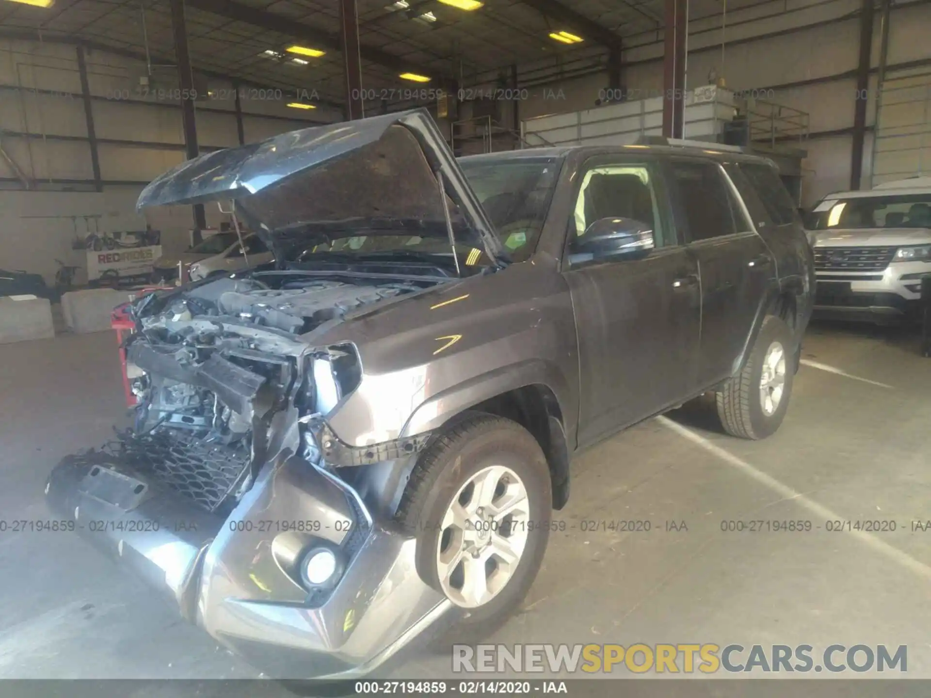 2 Photograph of a damaged car JTEBU5JR5K5623851 TOYOTA 4RUNNER 2019