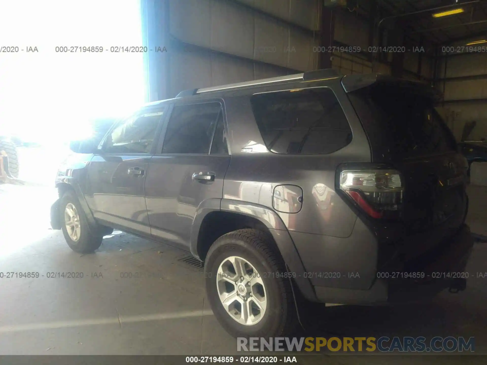 3 Photograph of a damaged car JTEBU5JR5K5623851 TOYOTA 4RUNNER 2019