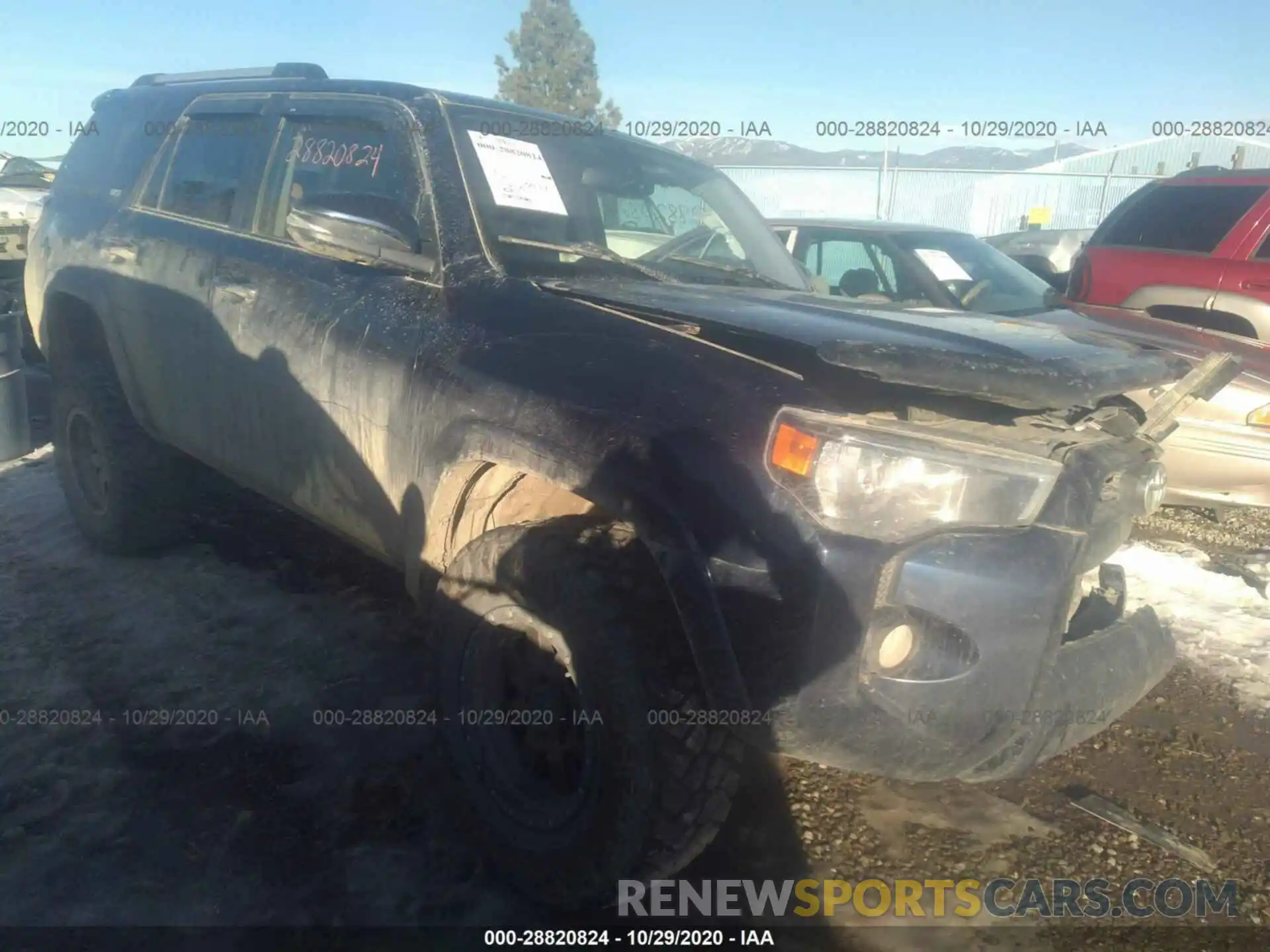 1 Photograph of a damaged car JTEBU5JR5K5624241 TOYOTA 4RUNNER 2019