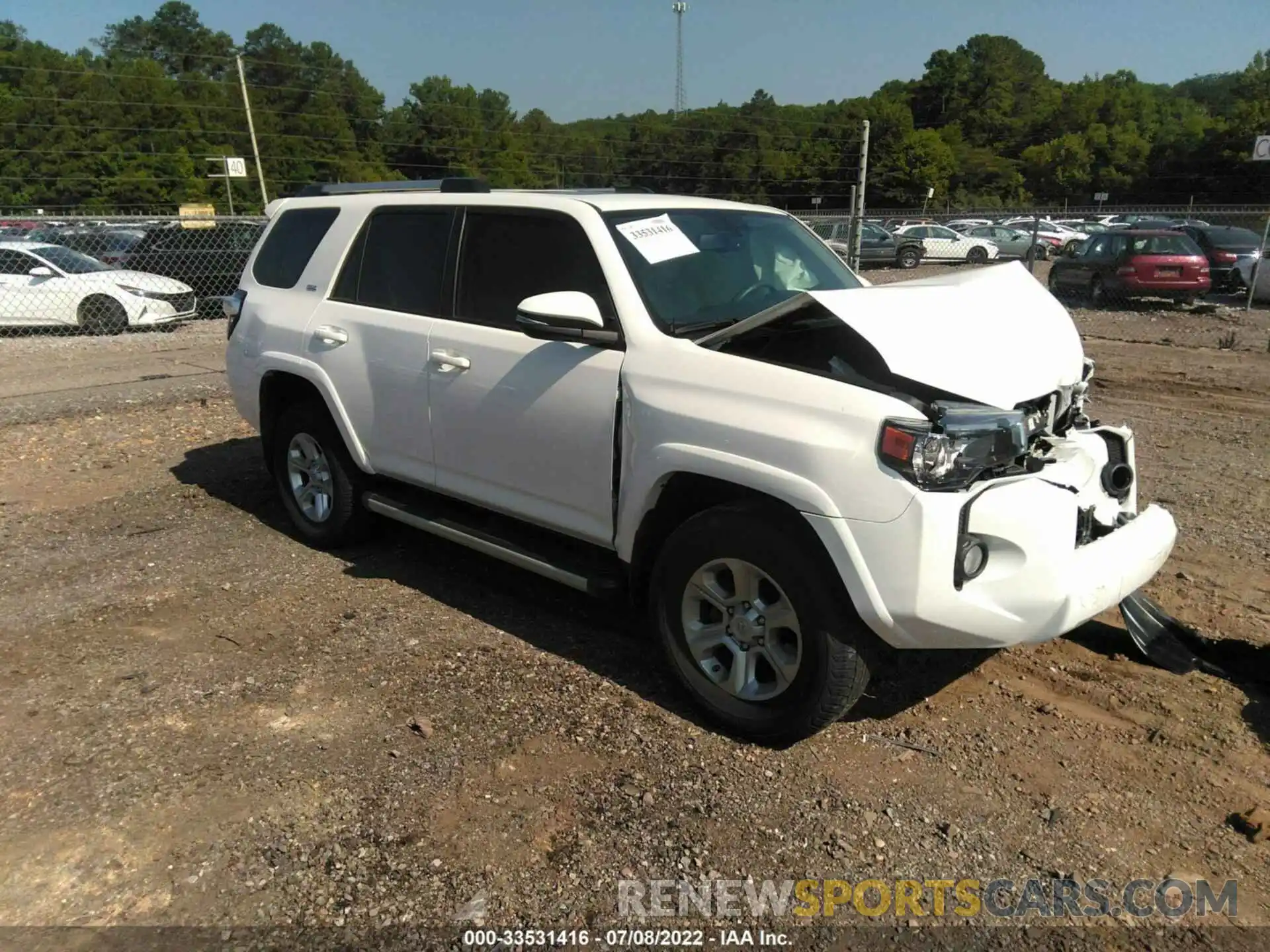 1 Photograph of a damaged car JTEBU5JR5K5626510 TOYOTA 4RUNNER 2019