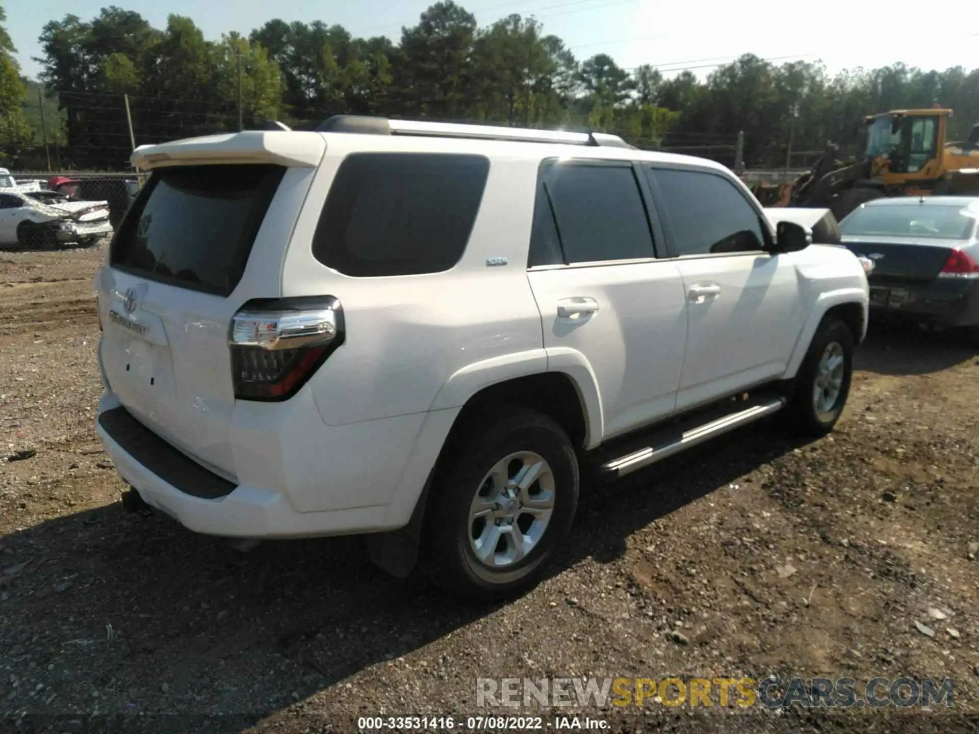 4 Фотография поврежденного автомобиля JTEBU5JR5K5626510 TOYOTA 4RUNNER 2019