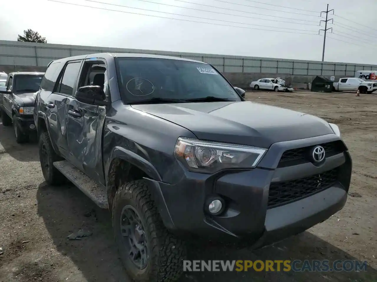 1 Photograph of a damaged car JTEBU5JR5K5626572 TOYOTA 4RUNNER 2019