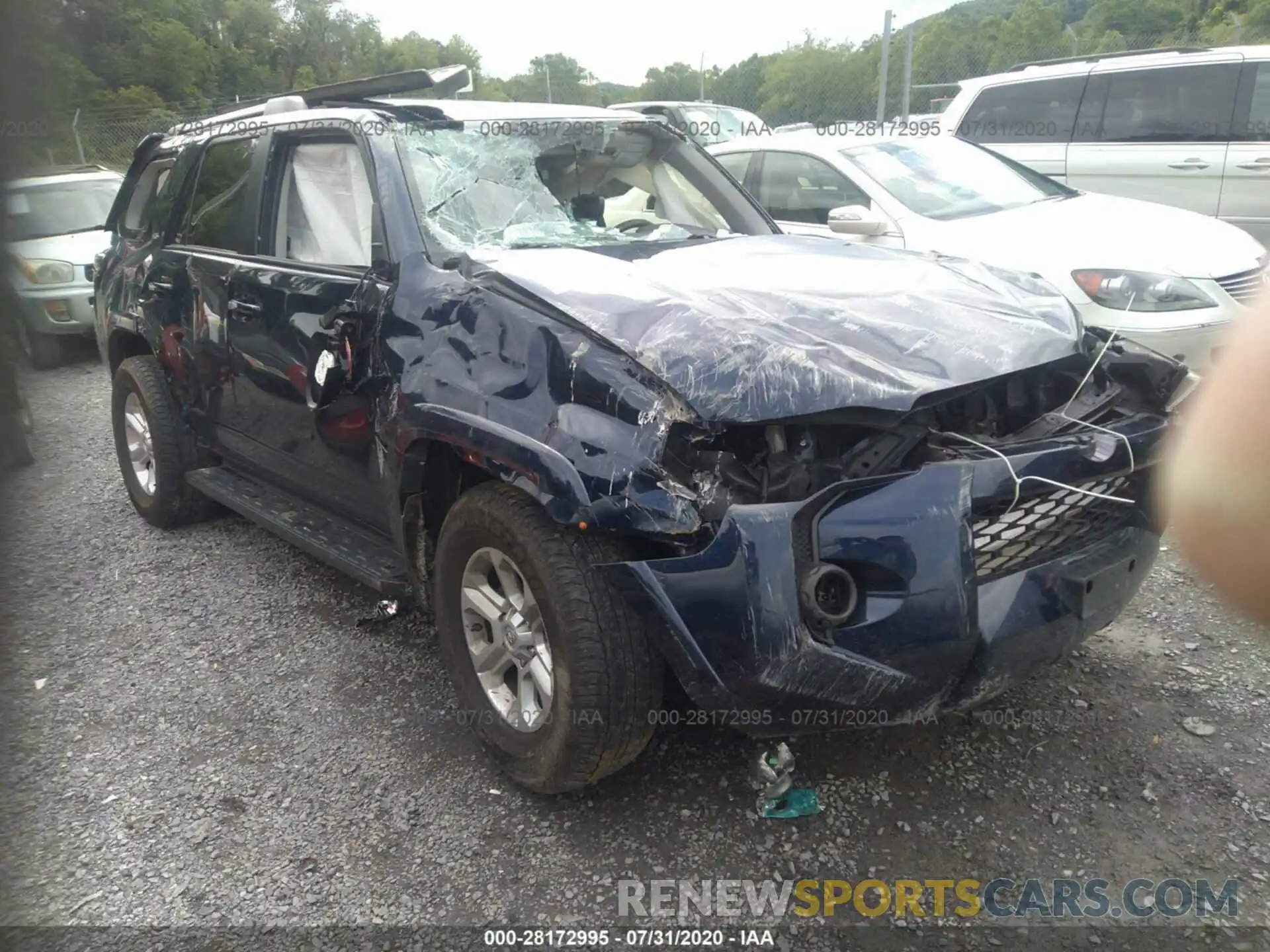 1 Photograph of a damaged car JTEBU5JR5K5626894 TOYOTA 4RUNNER 2019