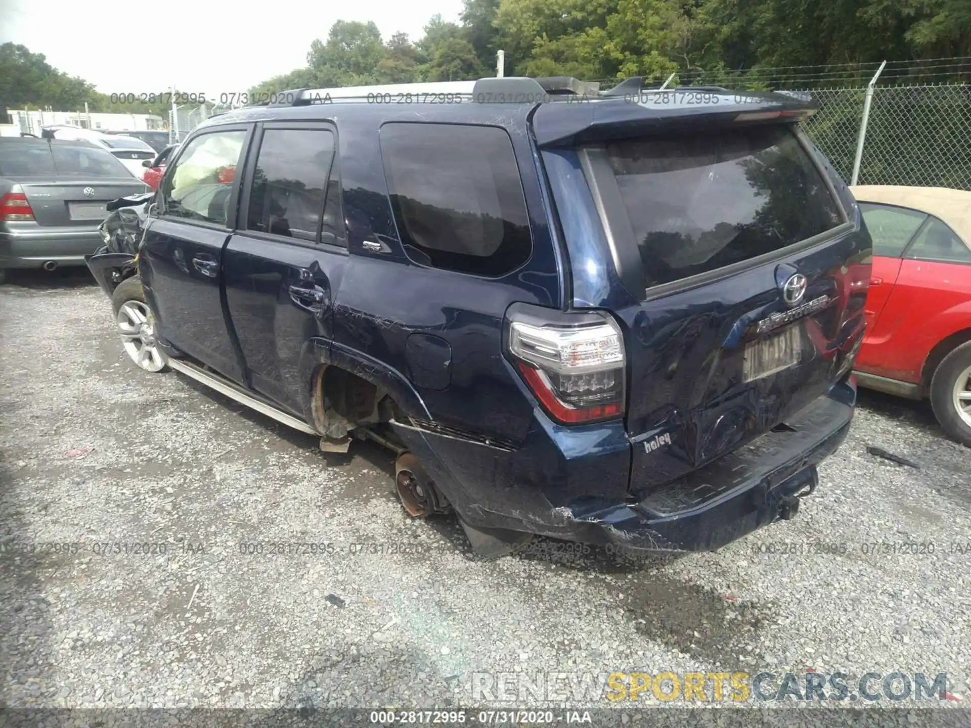 3 Photograph of a damaged car JTEBU5JR5K5626894 TOYOTA 4RUNNER 2019