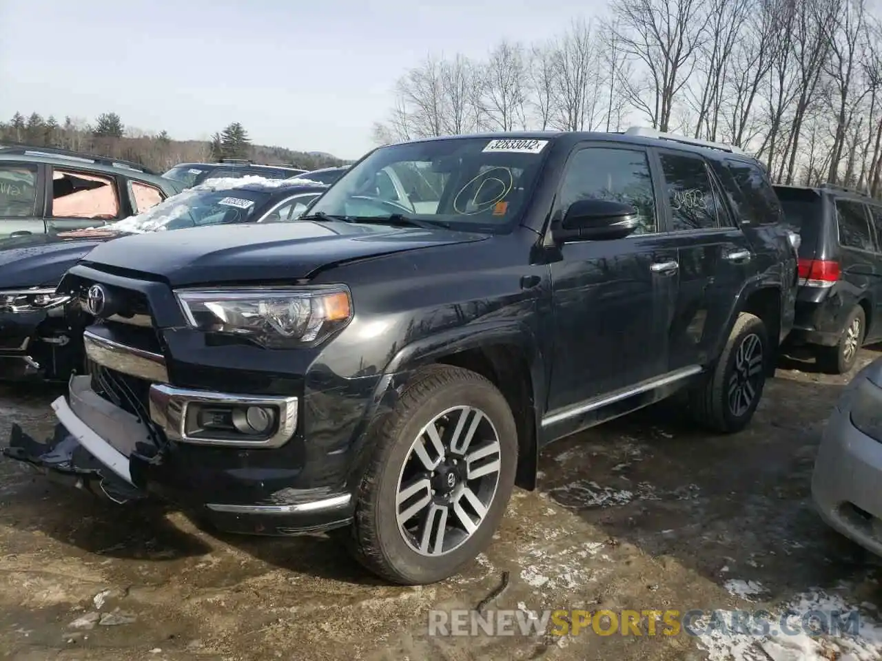 2 Photograph of a damaged car JTEBU5JR5K5628953 TOYOTA 4RUNNER 2019