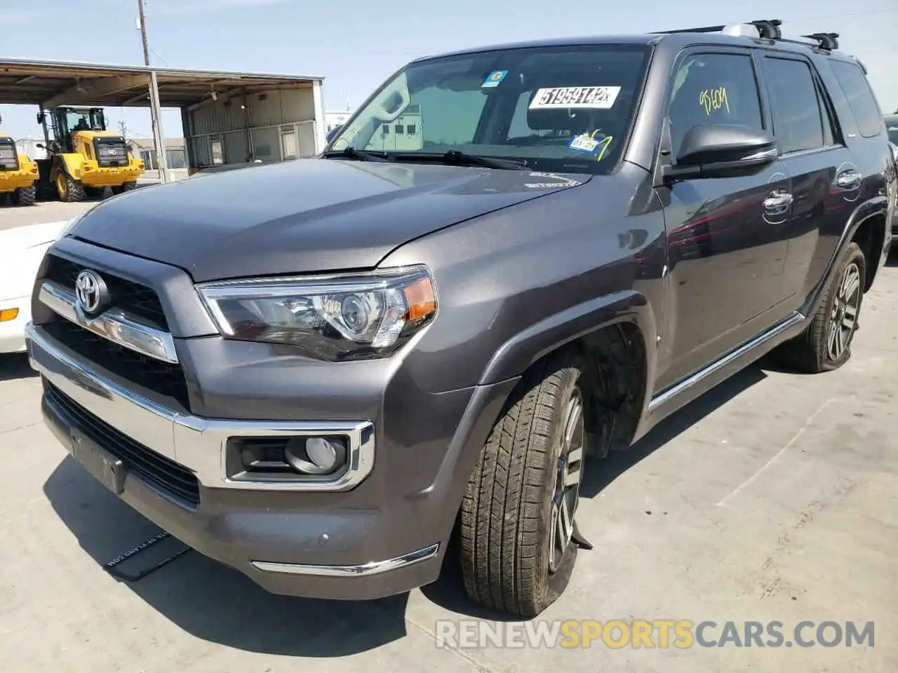 2 Фотография поврежденного автомобиля JTEBU5JR5K5635451 TOYOTA 4RUNNER 2019