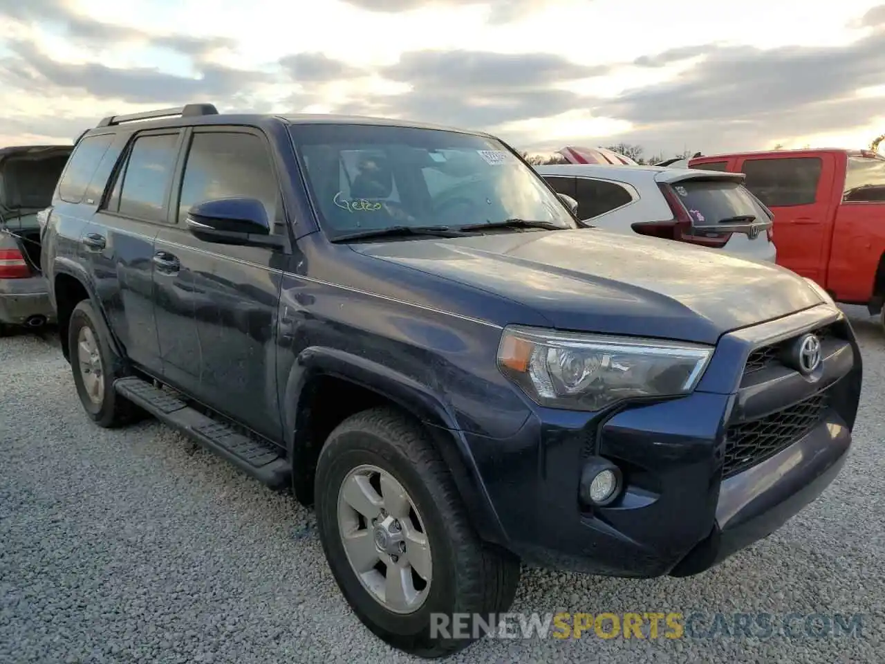 1 Photograph of a damaged car JTEBU5JR5K5636583 TOYOTA 4RUNNER 2019