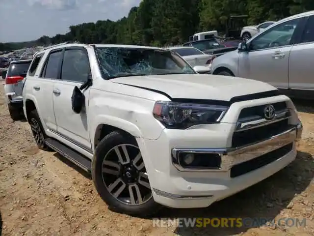 1 Photograph of a damaged car JTEBU5JR5K5639466 TOYOTA 4RUNNER 2019