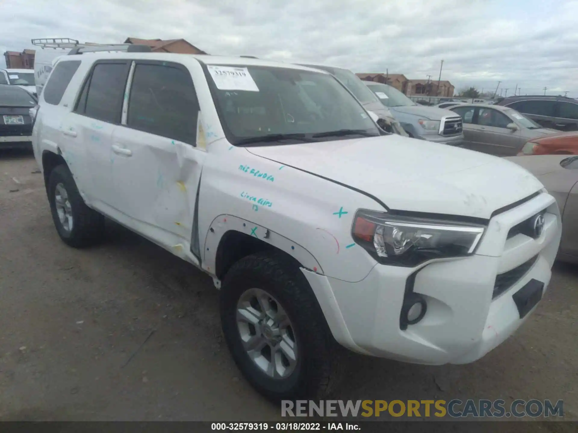 6 Фотография поврежденного автомобиля JTEBU5JR5K5643694 TOYOTA 4RUNNER 2019