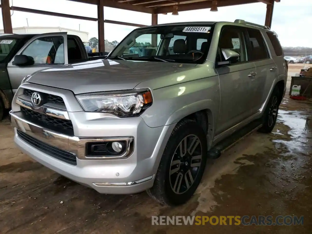 2 Photograph of a damaged car JTEBU5JR5K5643727 TOYOTA 4RUNNER 2019