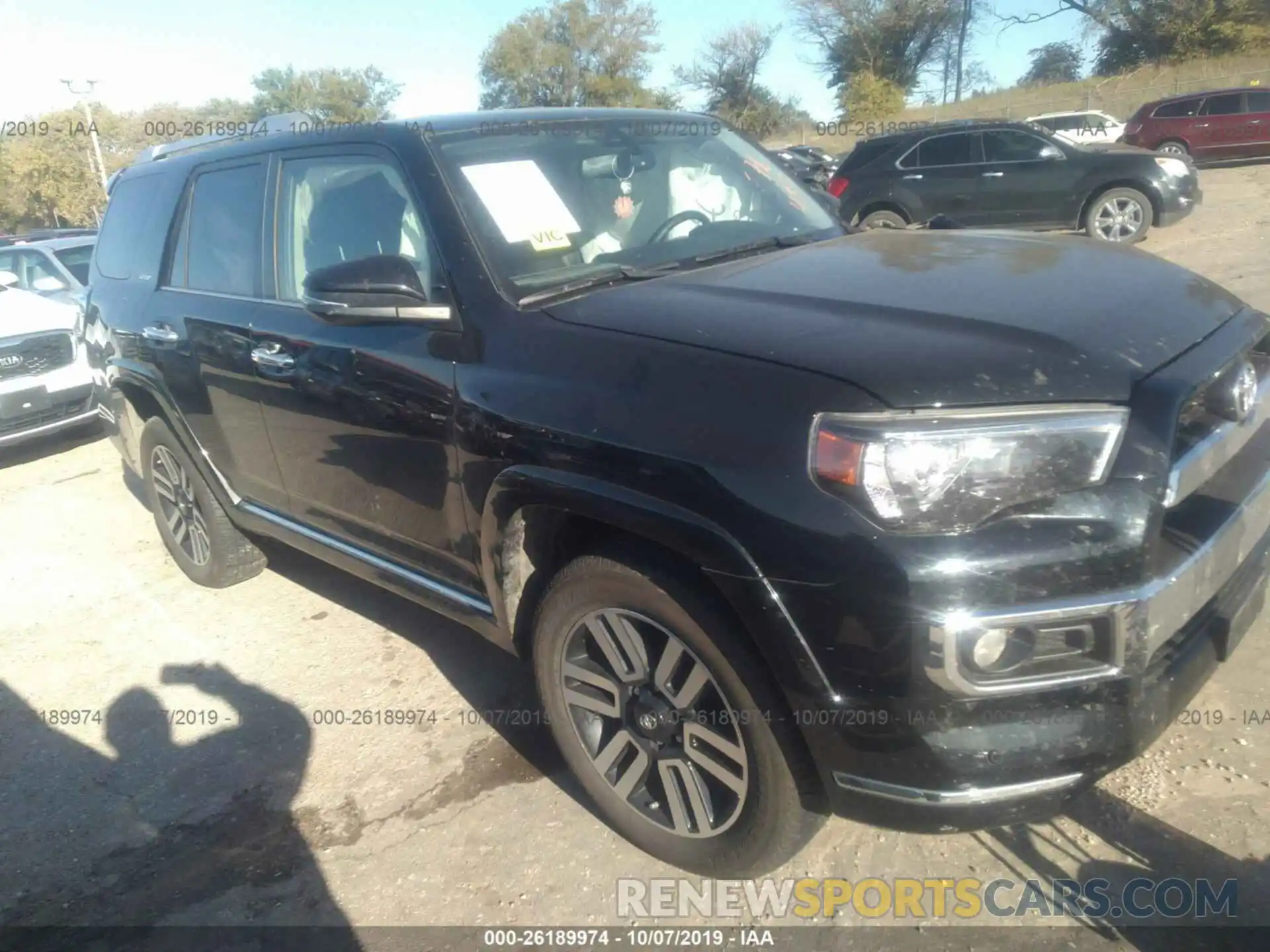 1 Photograph of a damaged car JTEBU5JR5K5644408 TOYOTA 4RUNNER 2019