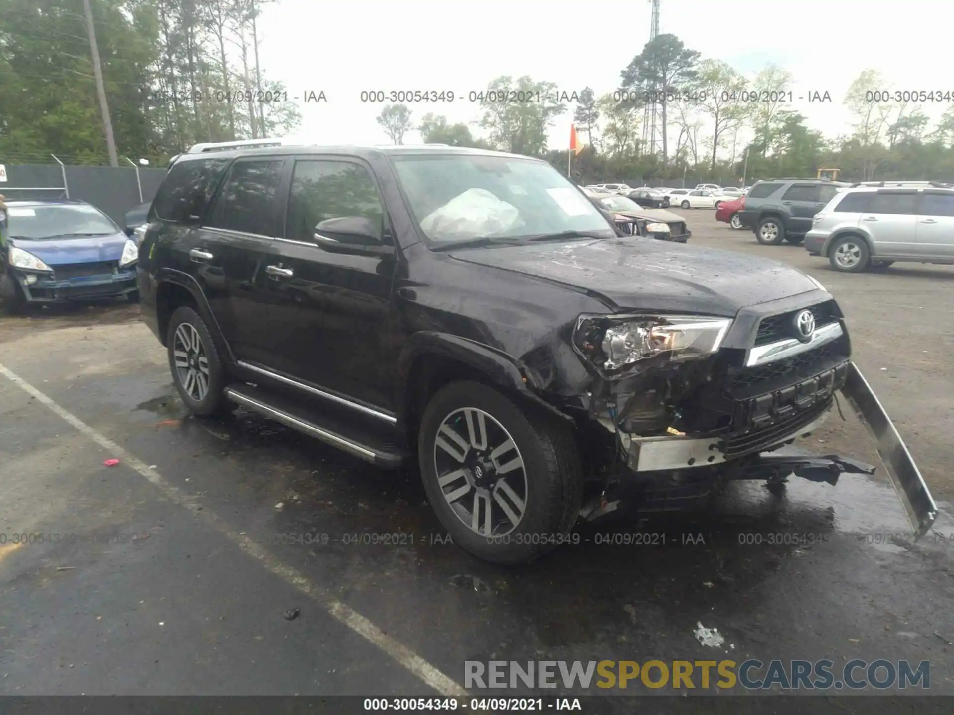 1 Photograph of a damaged car JTEBU5JR5K5645591 TOYOTA 4RUNNER 2019