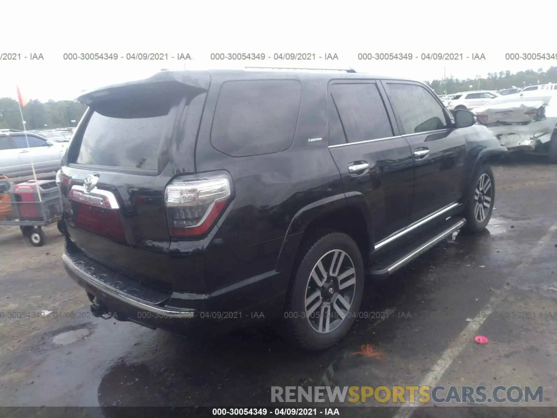 4 Photograph of a damaged car JTEBU5JR5K5645591 TOYOTA 4RUNNER 2019