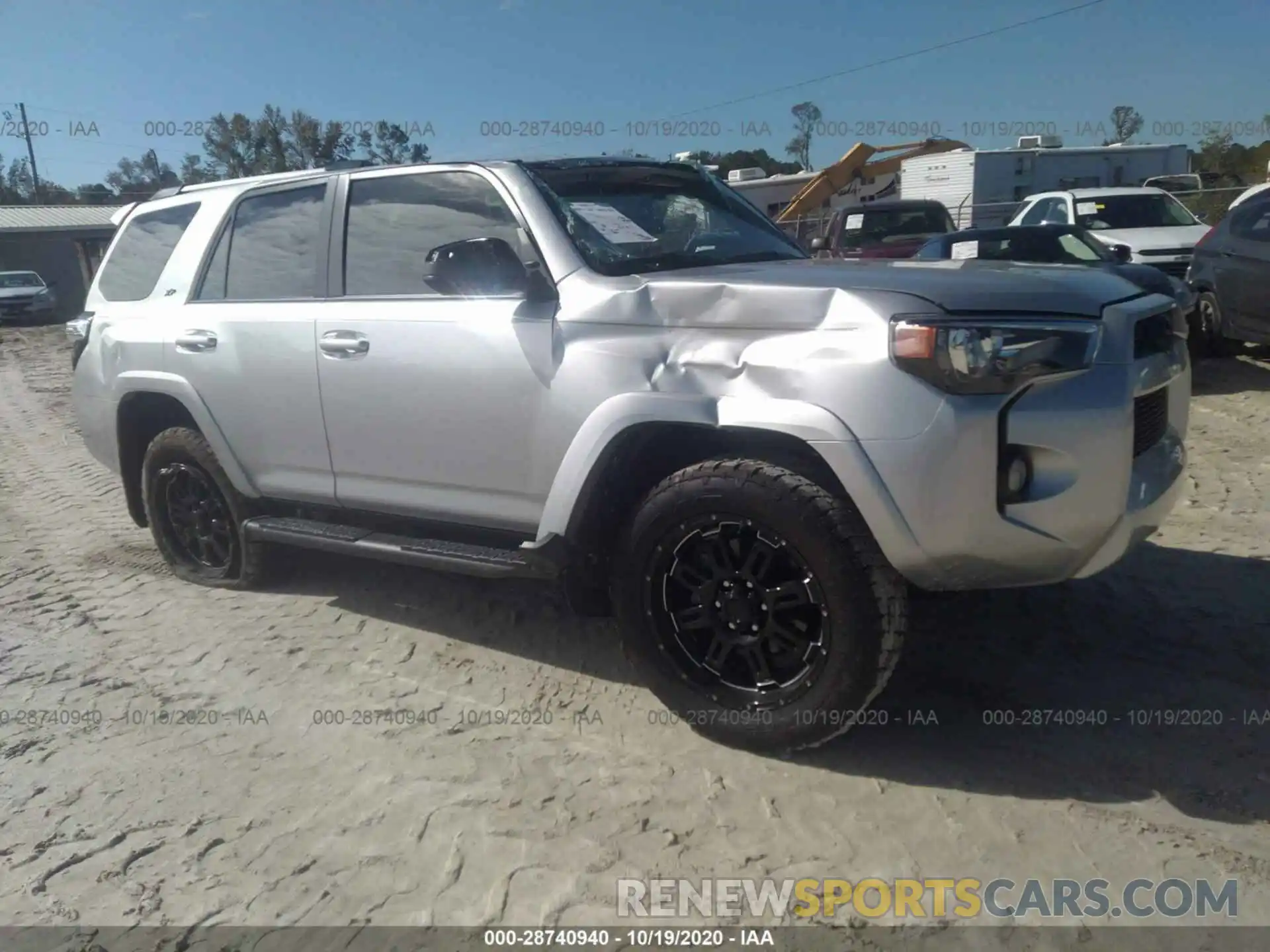 1 Photograph of a damaged car JTEBU5JR5K5650404 TOYOTA 4RUNNER 2019