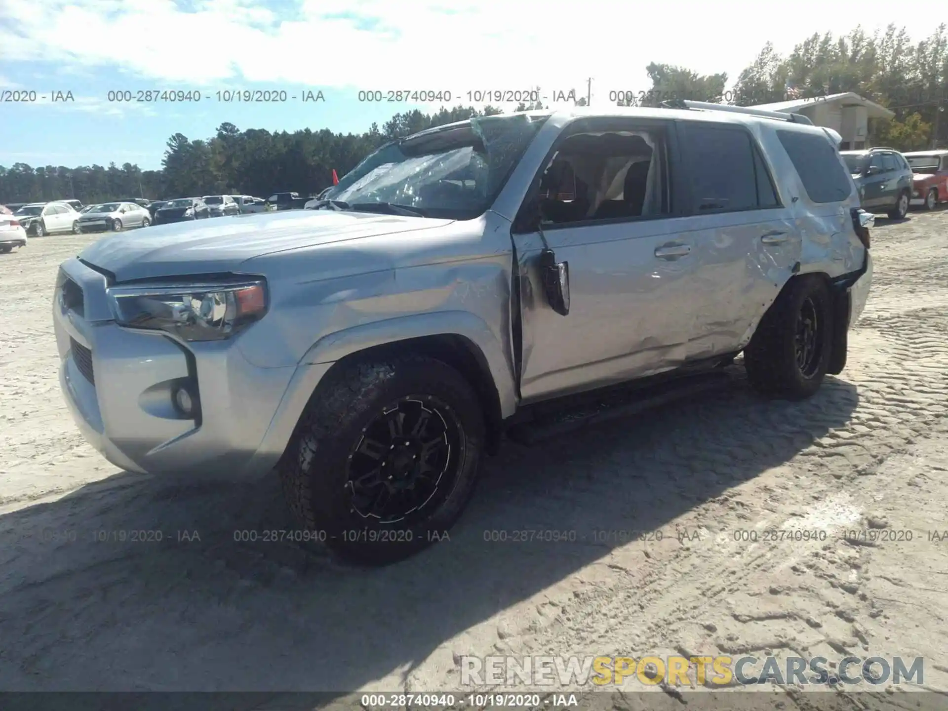 2 Photograph of a damaged car JTEBU5JR5K5650404 TOYOTA 4RUNNER 2019