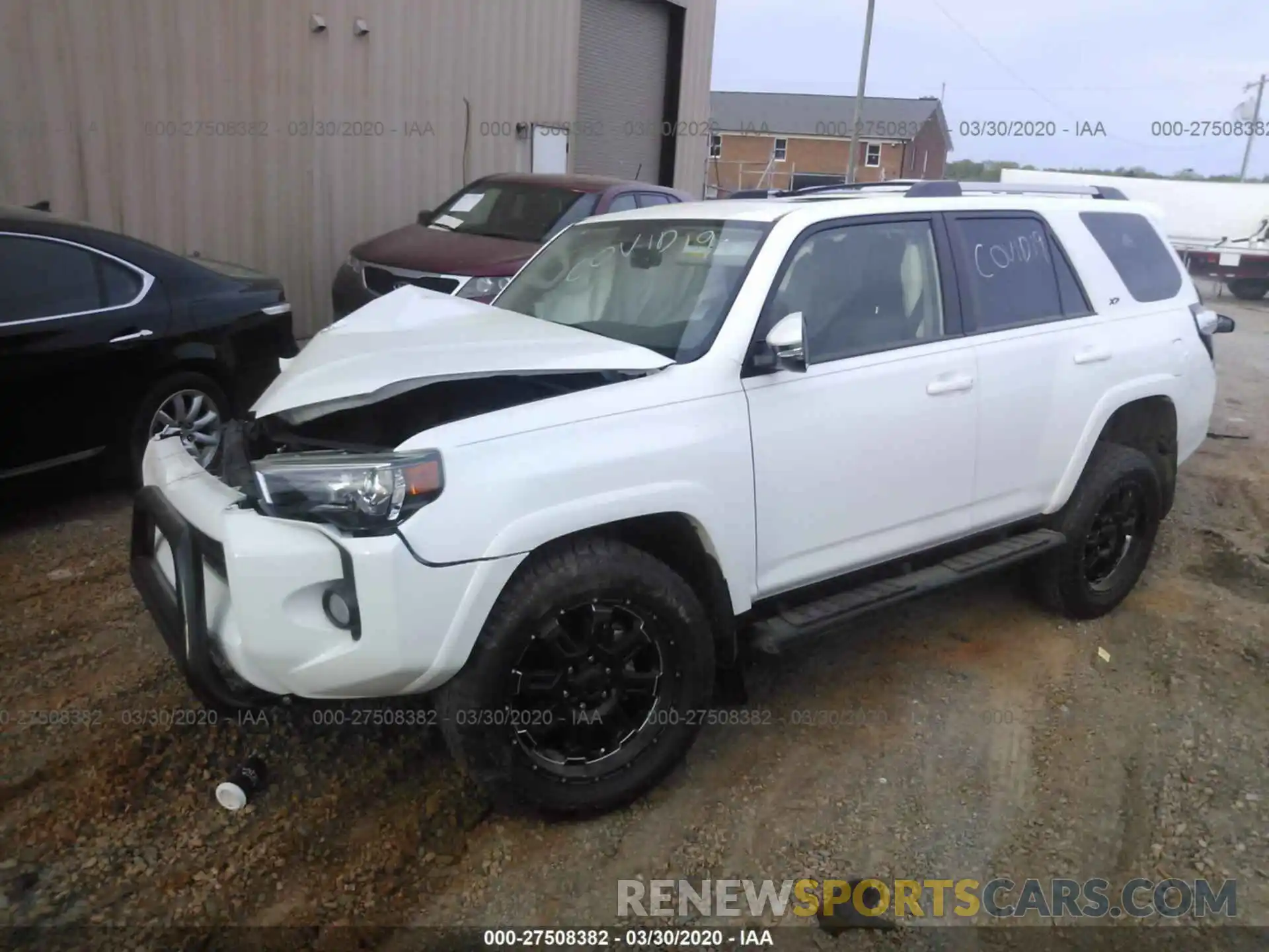 2 Photograph of a damaged car JTEBU5JR5K5652167 TOYOTA 4RUNNER 2019