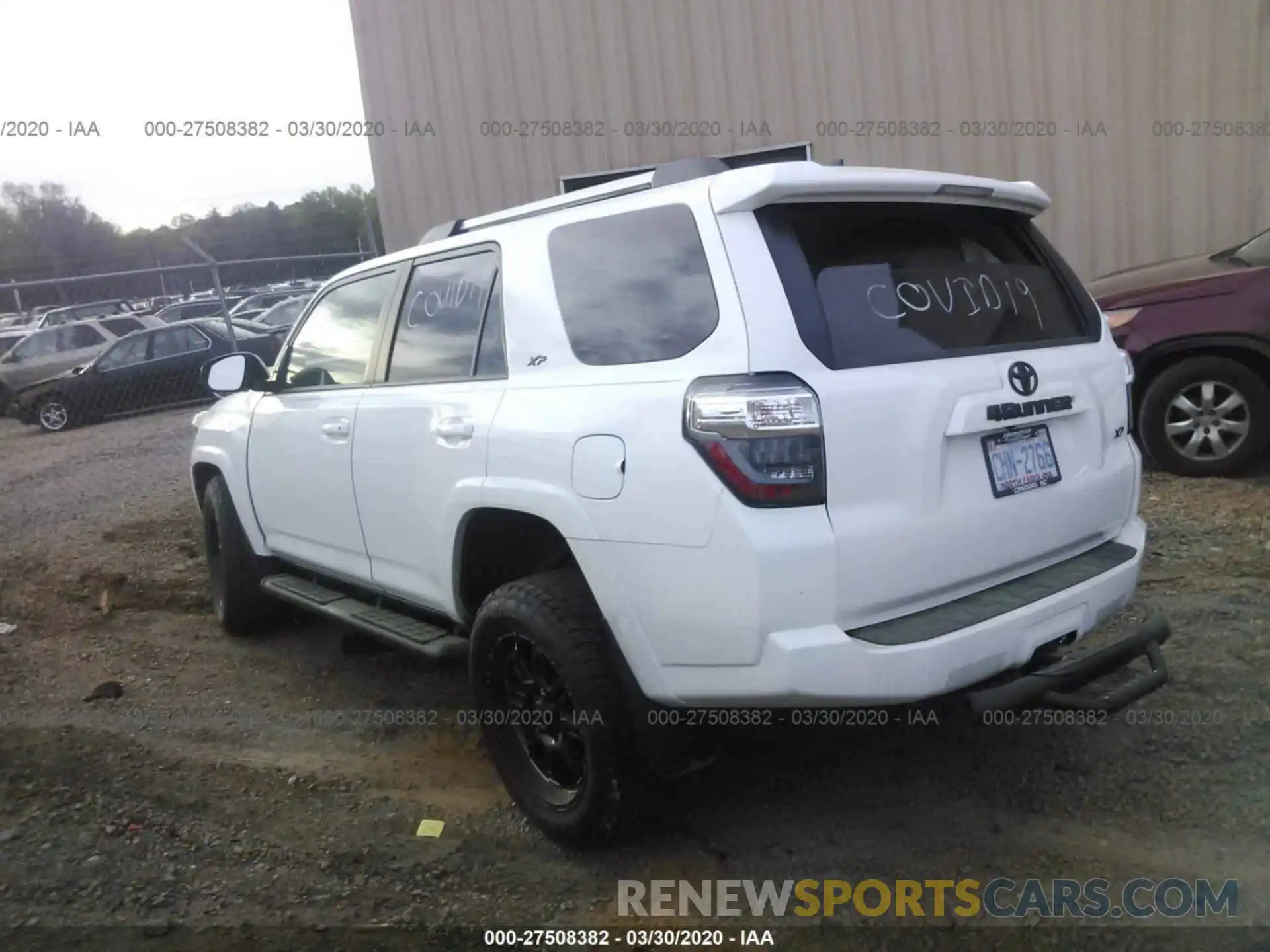 3 Photograph of a damaged car JTEBU5JR5K5652167 TOYOTA 4RUNNER 2019