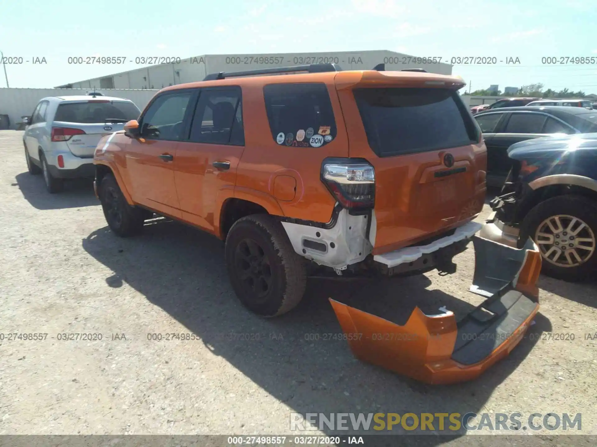 3 Photograph of a damaged car JTEBU5JR5K5652217 TOYOTA 4RUNNER 2019