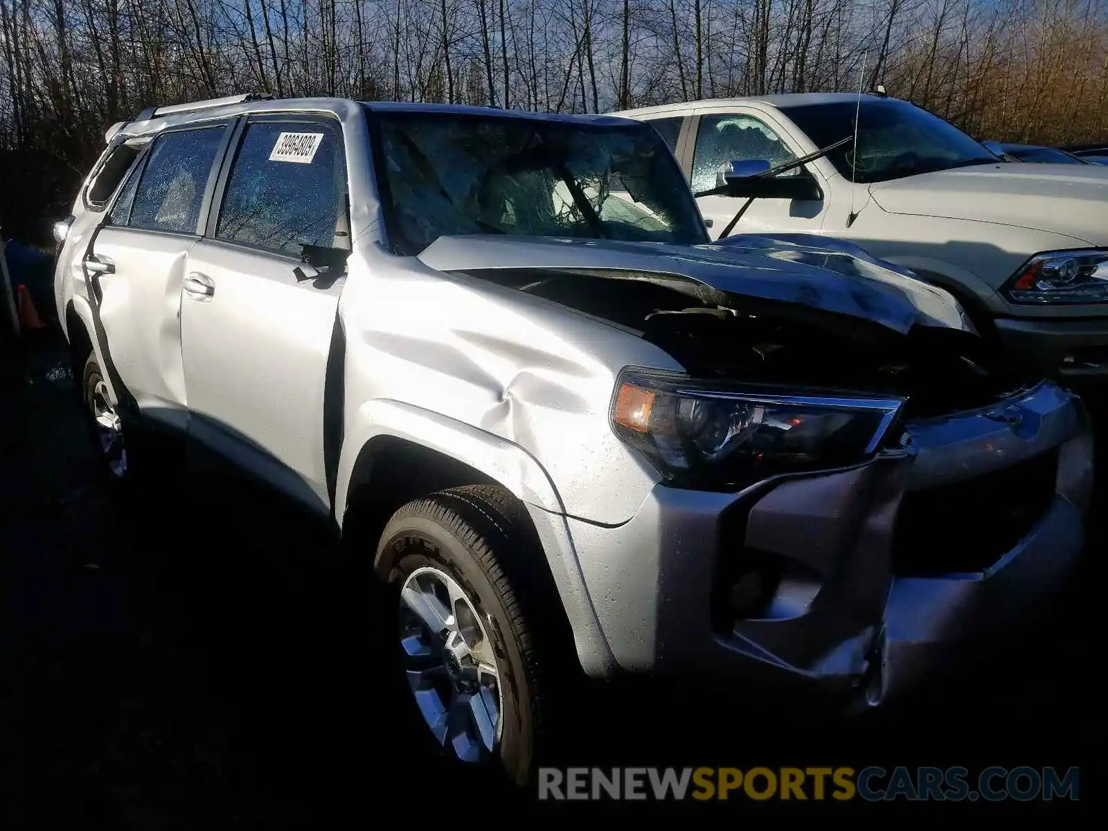 1 Photograph of a damaged car JTEBU5JR5K5652590 TOYOTA 4RUNNER 2019