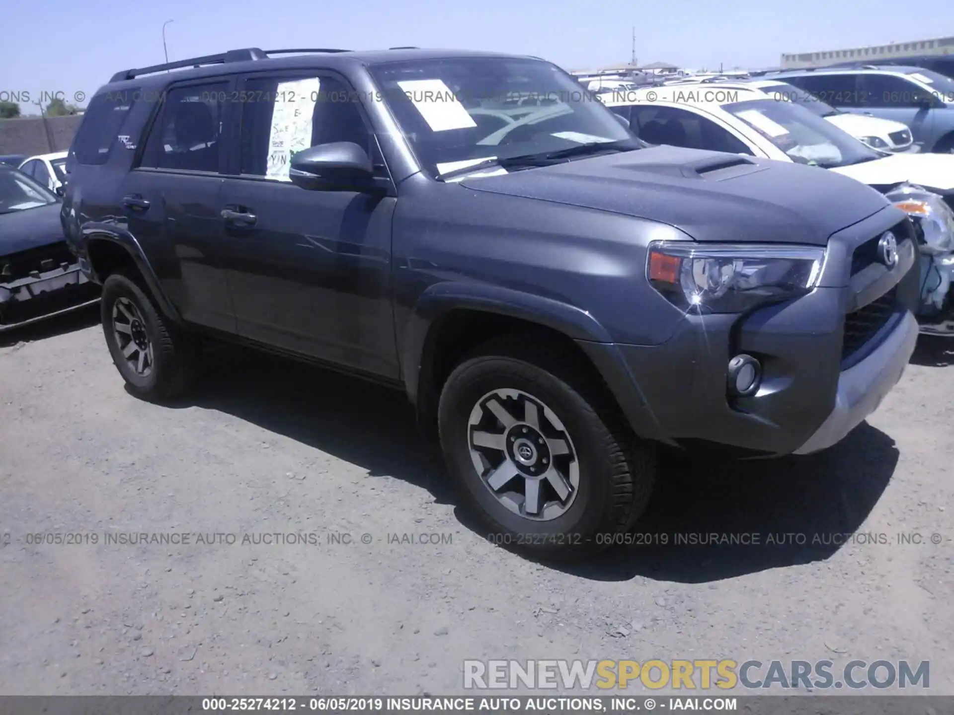 1 Photograph of a damaged car JTEBU5JR5K5654078 TOYOTA 4RUNNER 2019