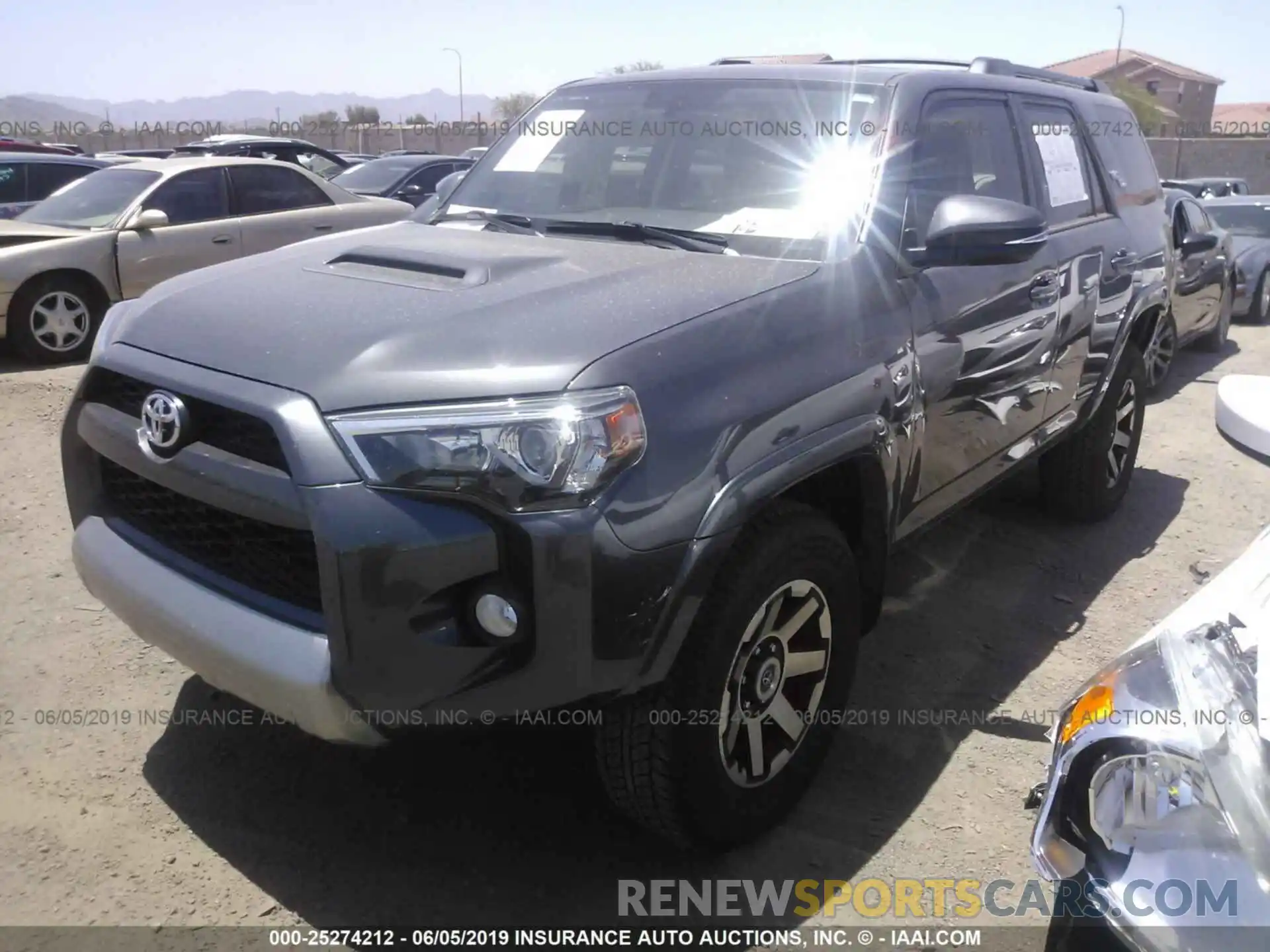 2 Photograph of a damaged car JTEBU5JR5K5654078 TOYOTA 4RUNNER 2019