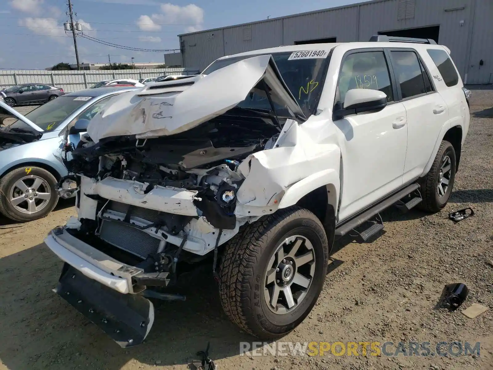 2 Фотография поврежденного автомобиля JTEBU5JR5K5654291 TOYOTA 4RUNNER 2019