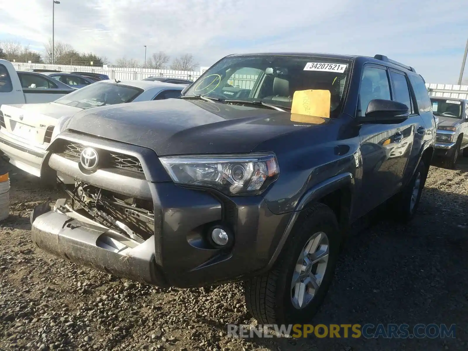 2 Photograph of a damaged car JTEBU5JR5K5657045 TOYOTA 4RUNNER 2019